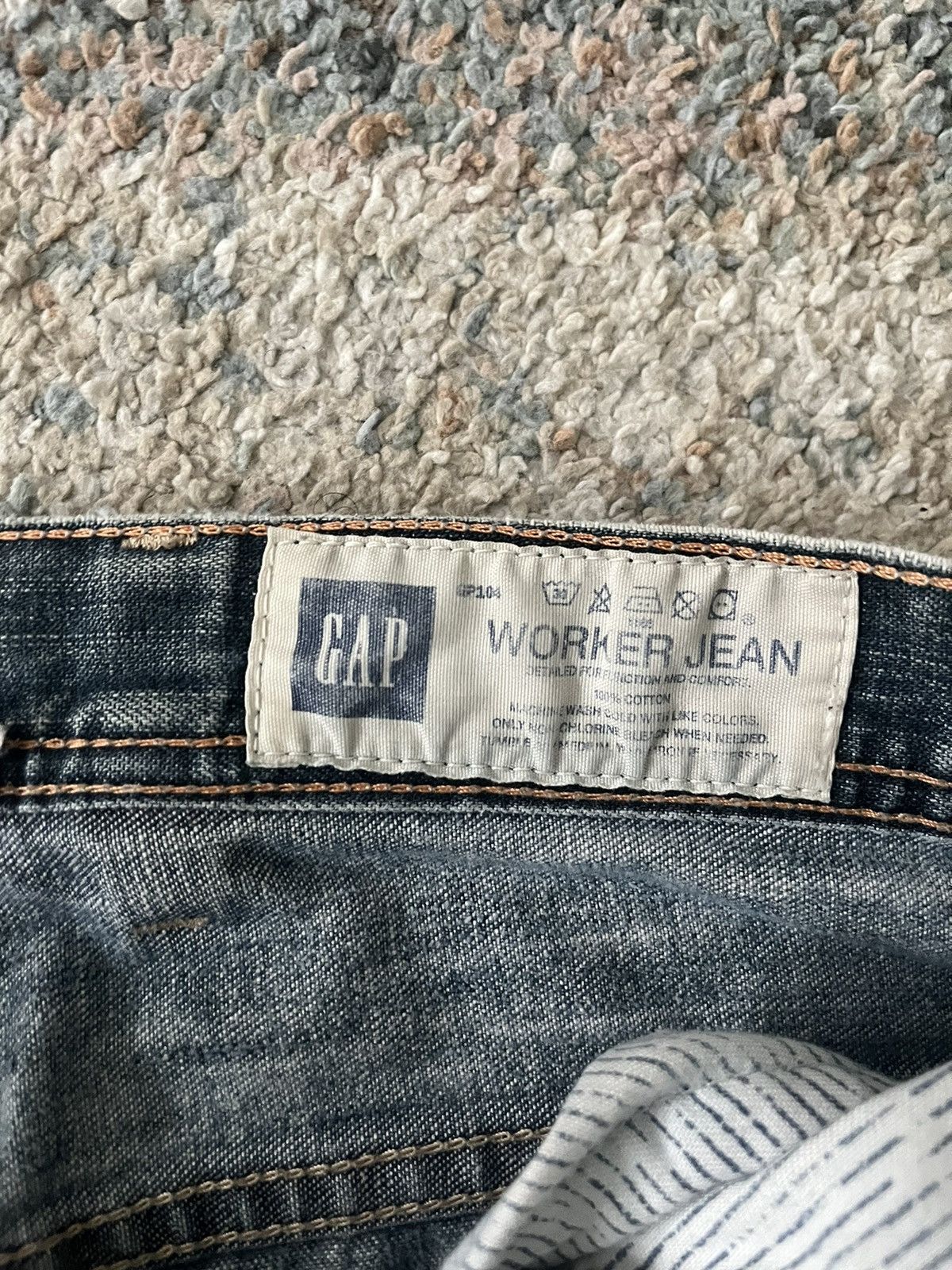 Gap VTG Thrashed Baggy Gap Jeans 34x31 Kanye Size US 34 / EU 50 - 6 Thumbnail