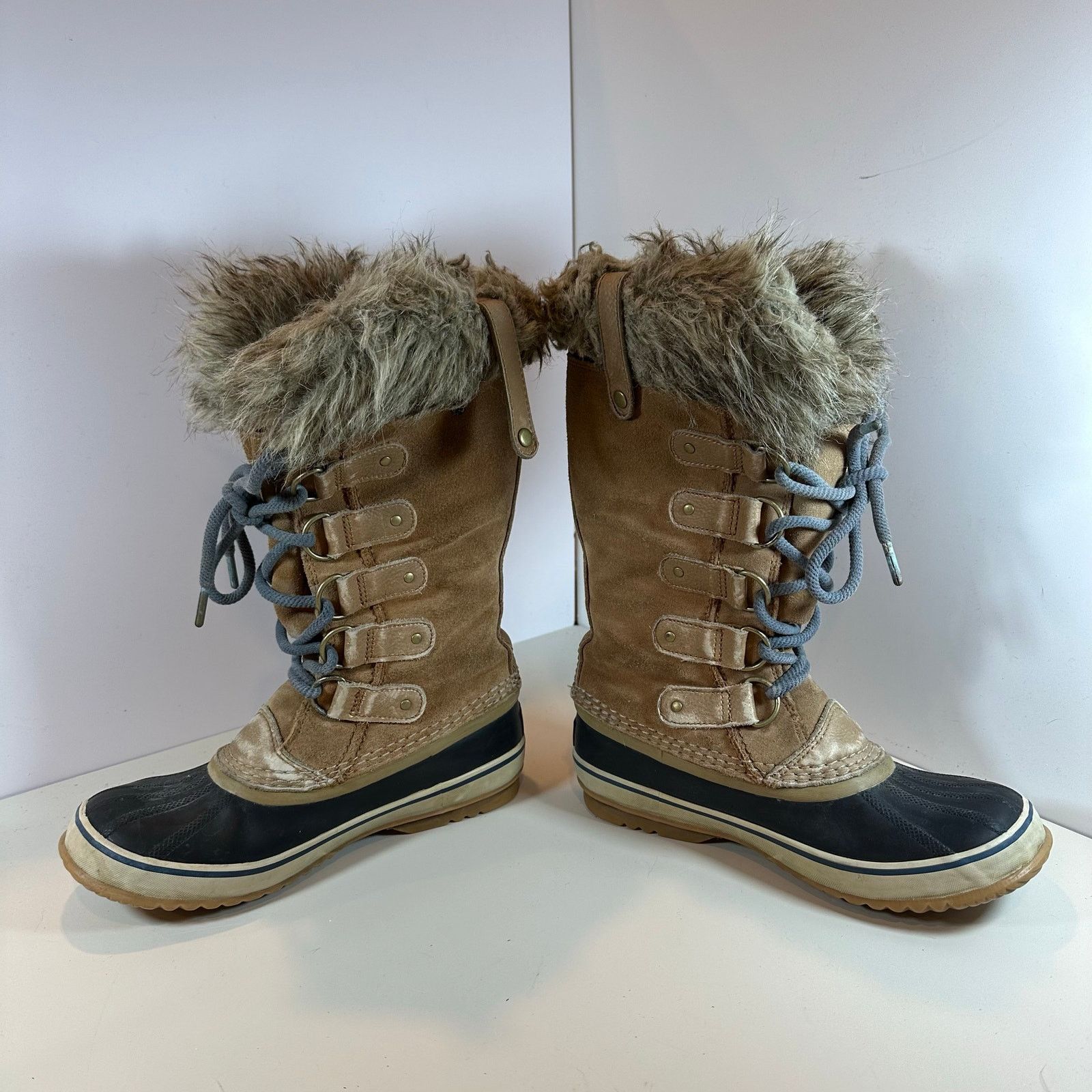 SOREL Sorel Joan Arctic Boots Women's 6.5 Winter Snow Faux Fur Size US 6.5 / IT 36.5 - 5 Thumbnail
