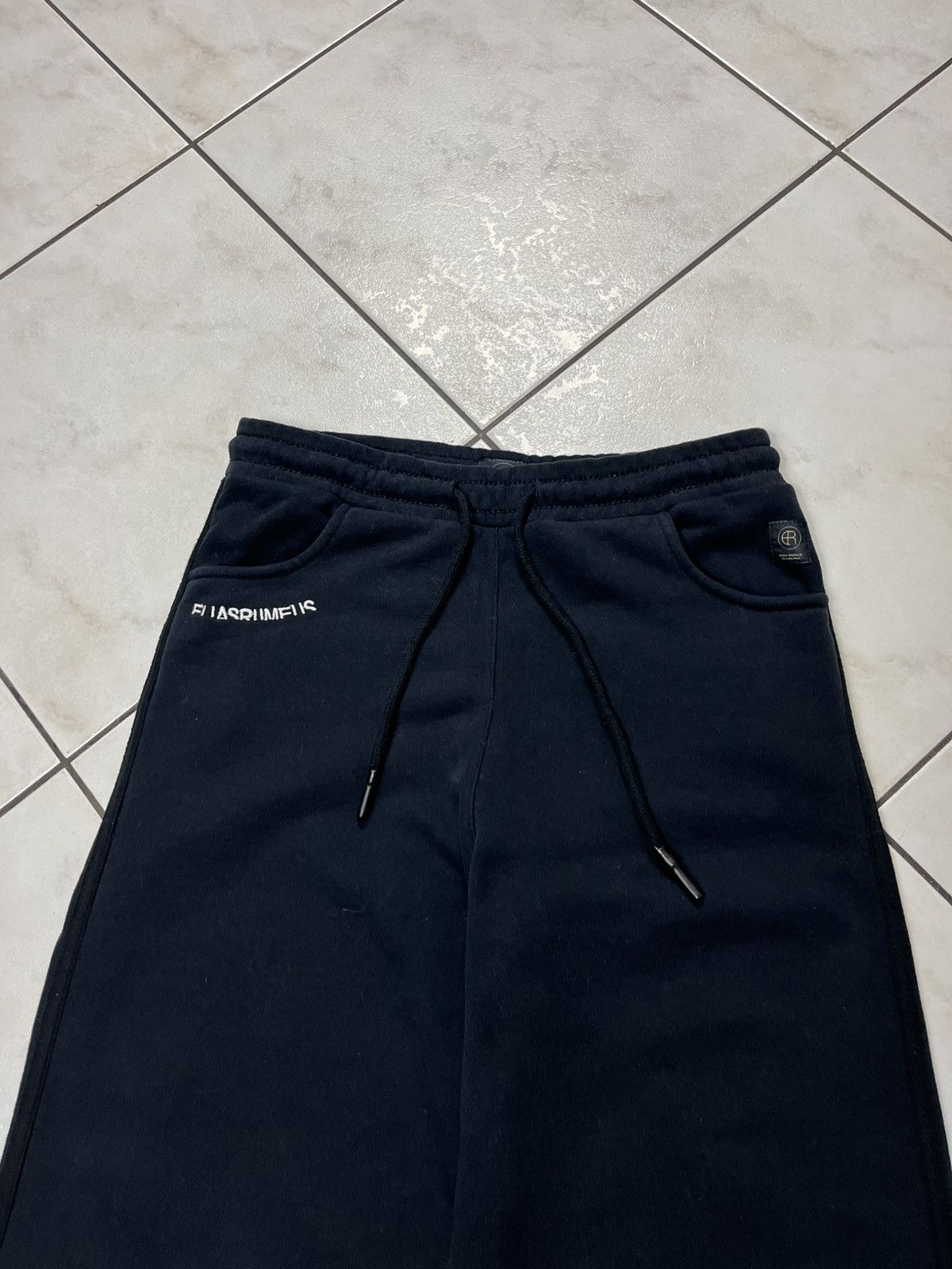 Japanese Brand Elias Rumelis flared sweatpants baggy oversized pants logo Size 26" / US 2 / IT 38 - 3 Thumbnail