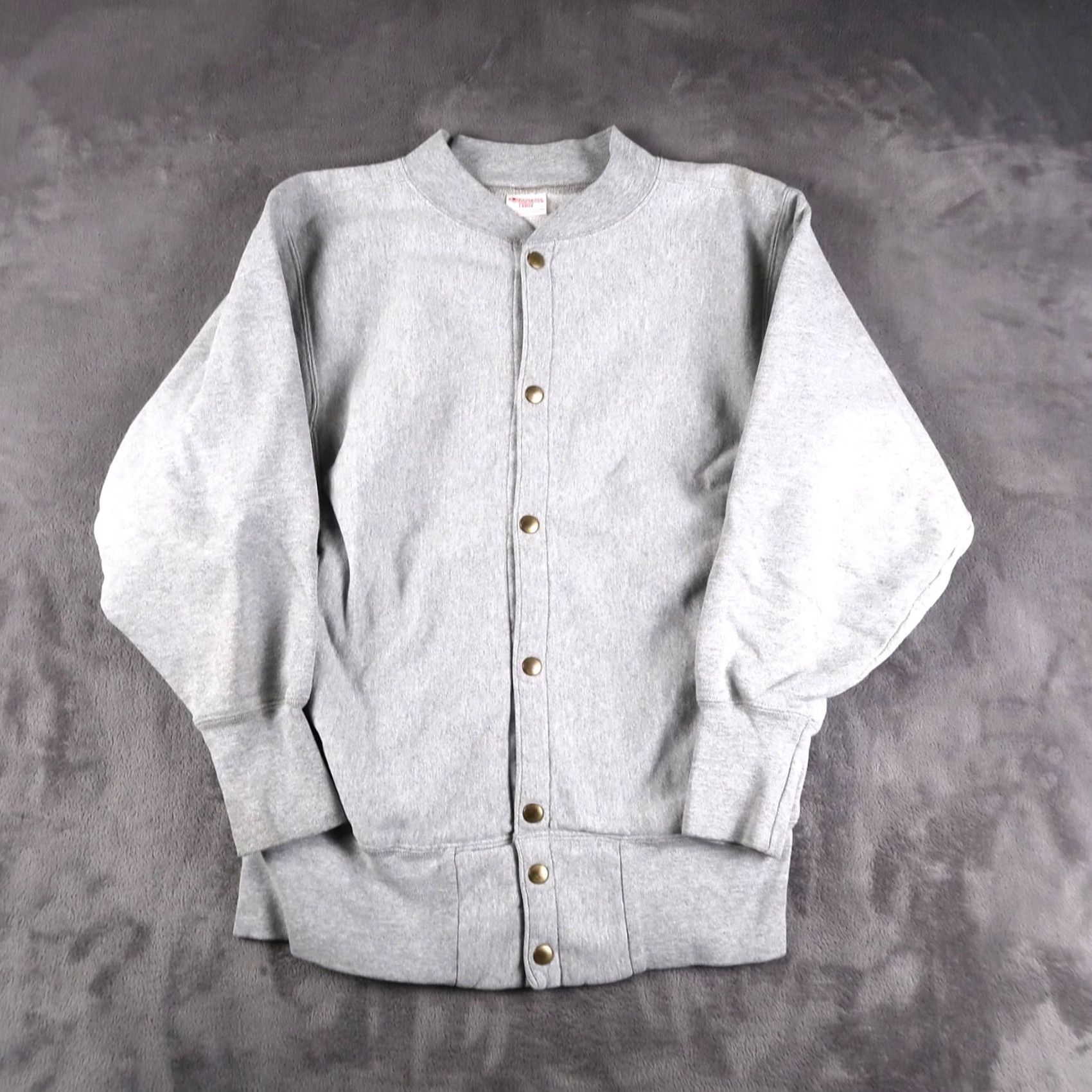 Champion VINTAGE Champion Reverse Weave Sweatshirt Cardigan L Gray USA Size US L / EU 52-54 / 3 - 2 Thumbnail