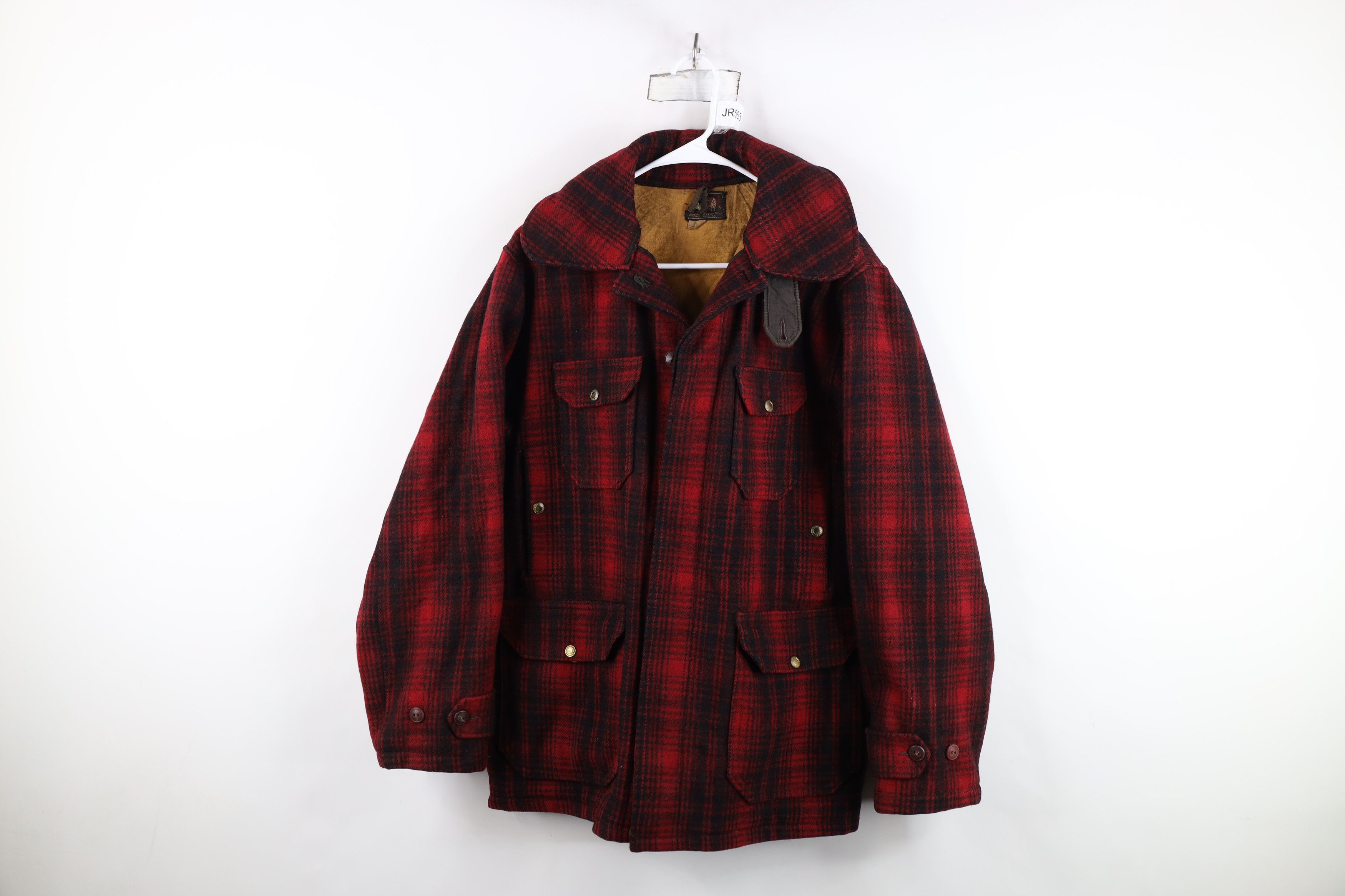 Vintage 50s Woolrich Heavyweight Wool Mackinaw Jacket USA