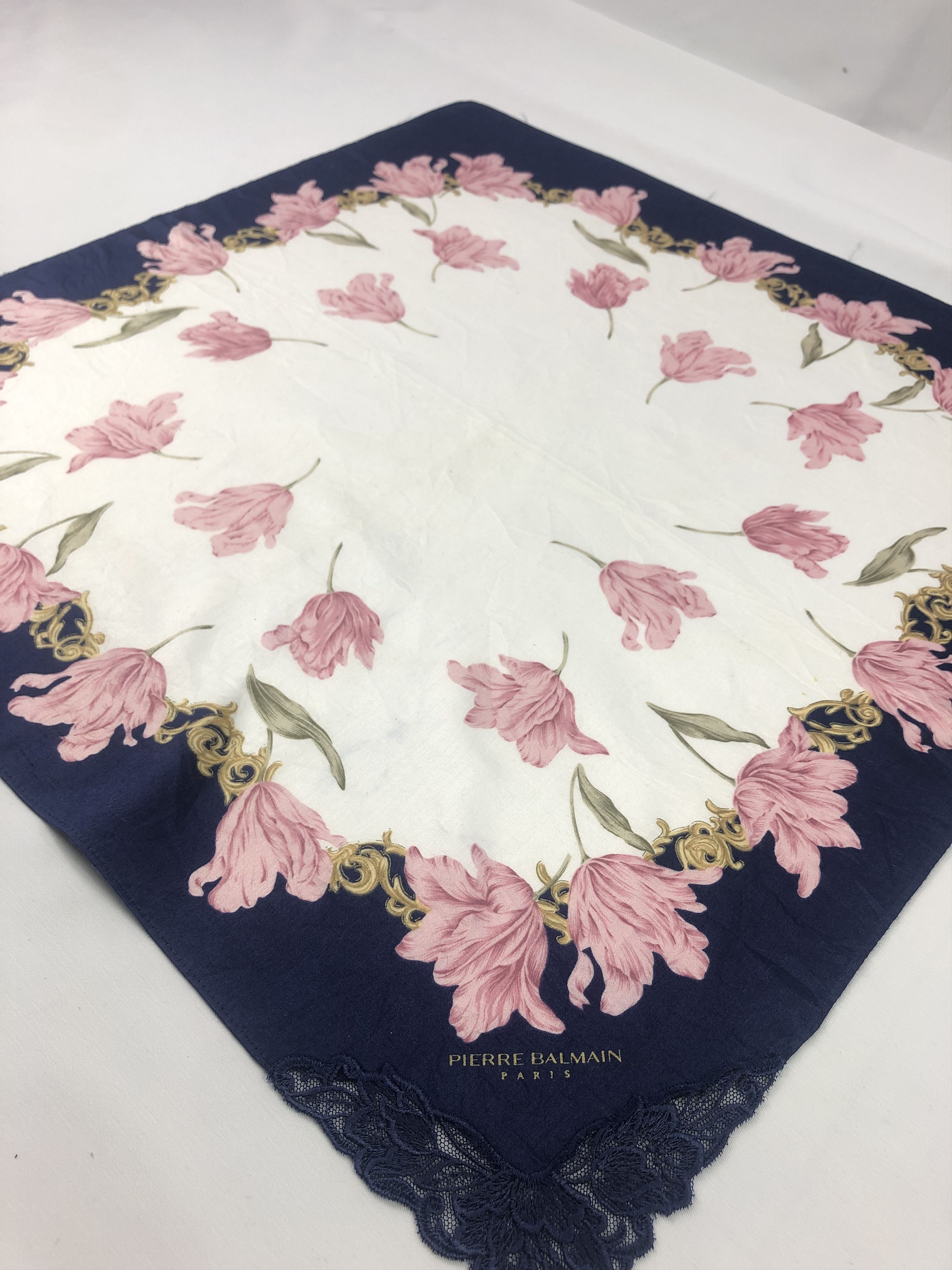 Pierre Balmain × Vintage Pierre Balmain Handkerchief / Bandana / Neckerchief Size ONE SIZE - 4 Thumbnail