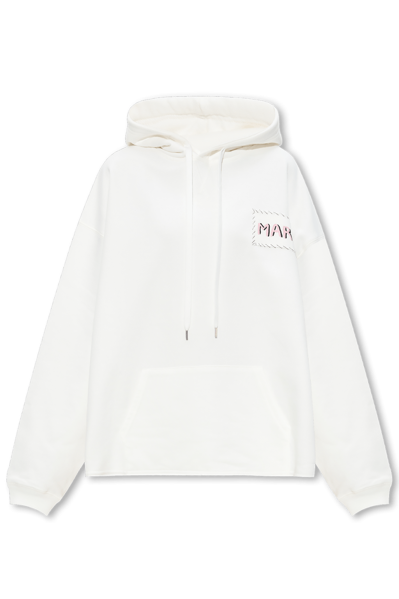 image of Marni O1W1Db10524 Oversize Hoodie In White, Women's (Size XL)