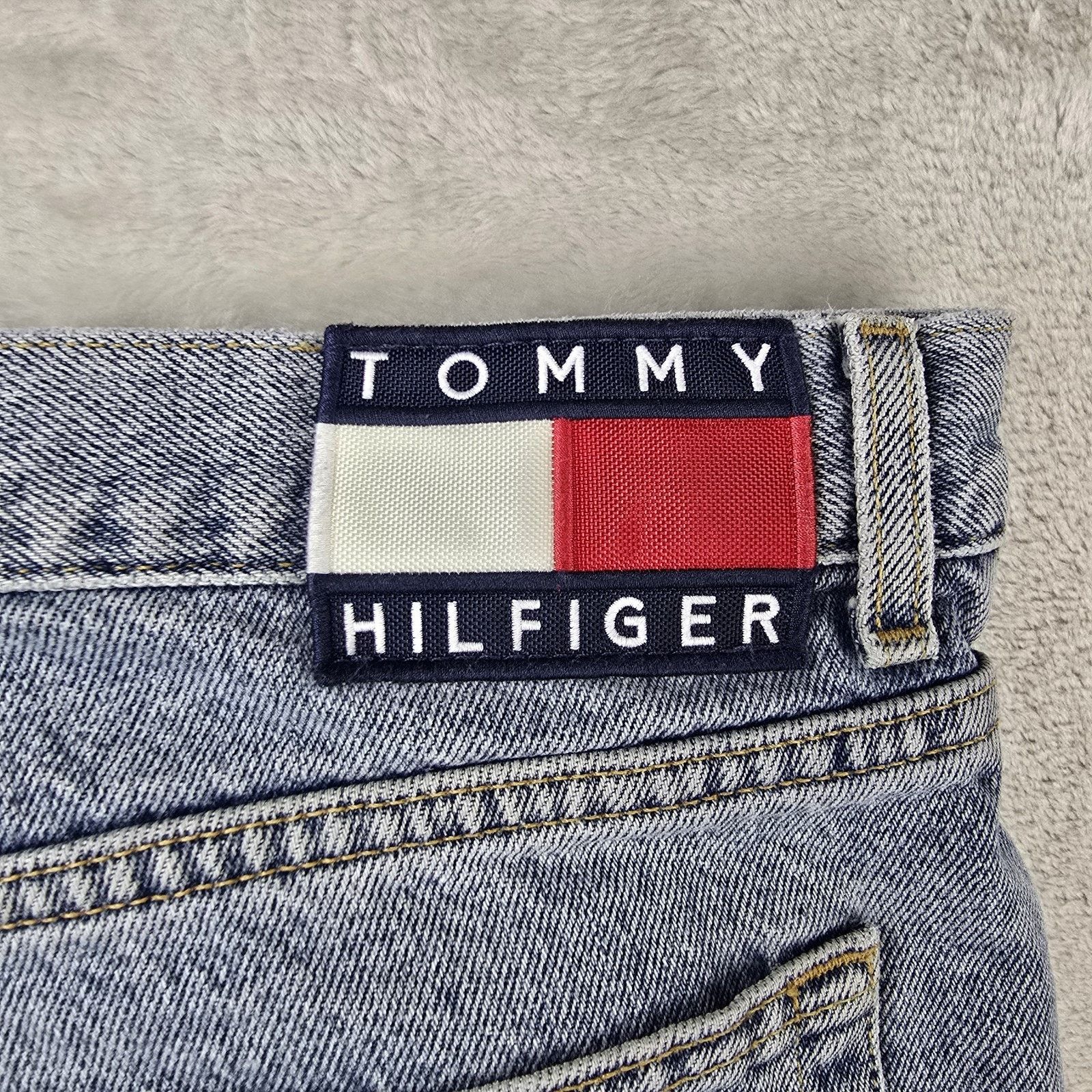 Tommy Hilfiger Vintage Tommy Hilfiger Jeans 40x24 Blue Cropped Baggy Y2K Size US 40 / EU 56 - 12 Thumbnail