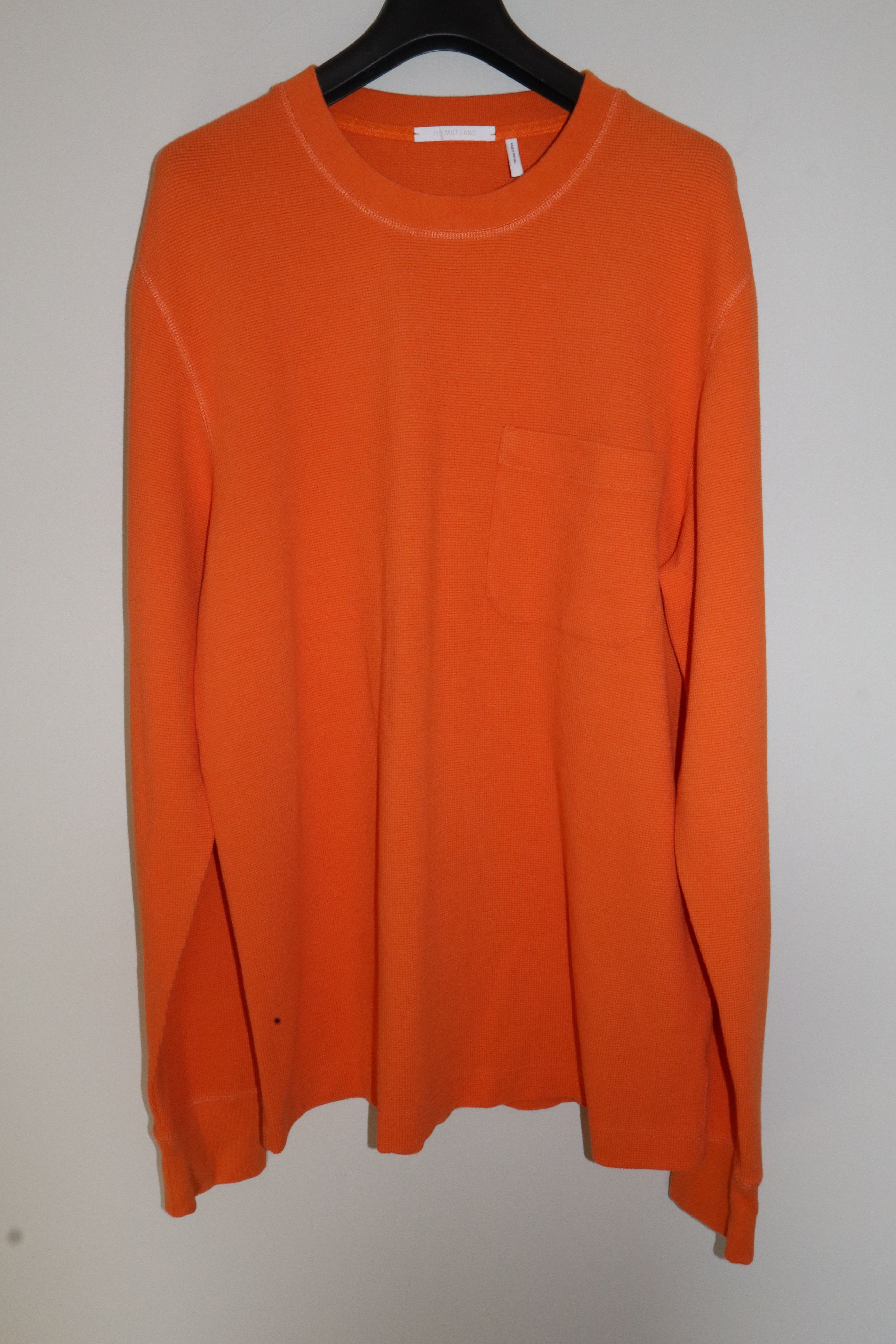 Helmut Lang Waffle longlseeve t-shirt Size US M / EU 48-50 / 2 - 1 Thumbnail