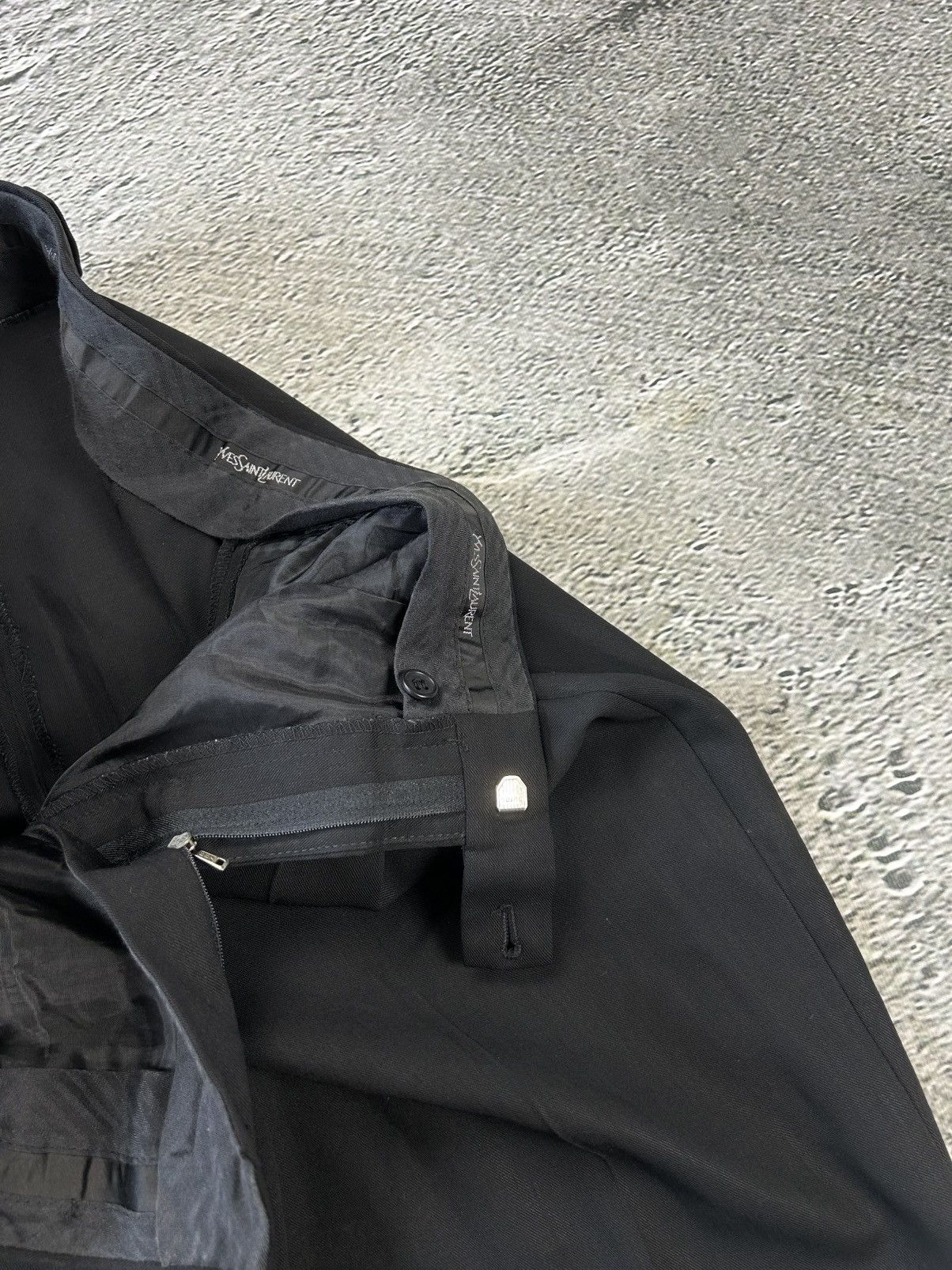 Vintage × Yves Saint Laurent Vintage YSL Yves Saint Laurent Suit Classic Wool Pants Size US 34 / EU 50 - 6 Thumbnail
