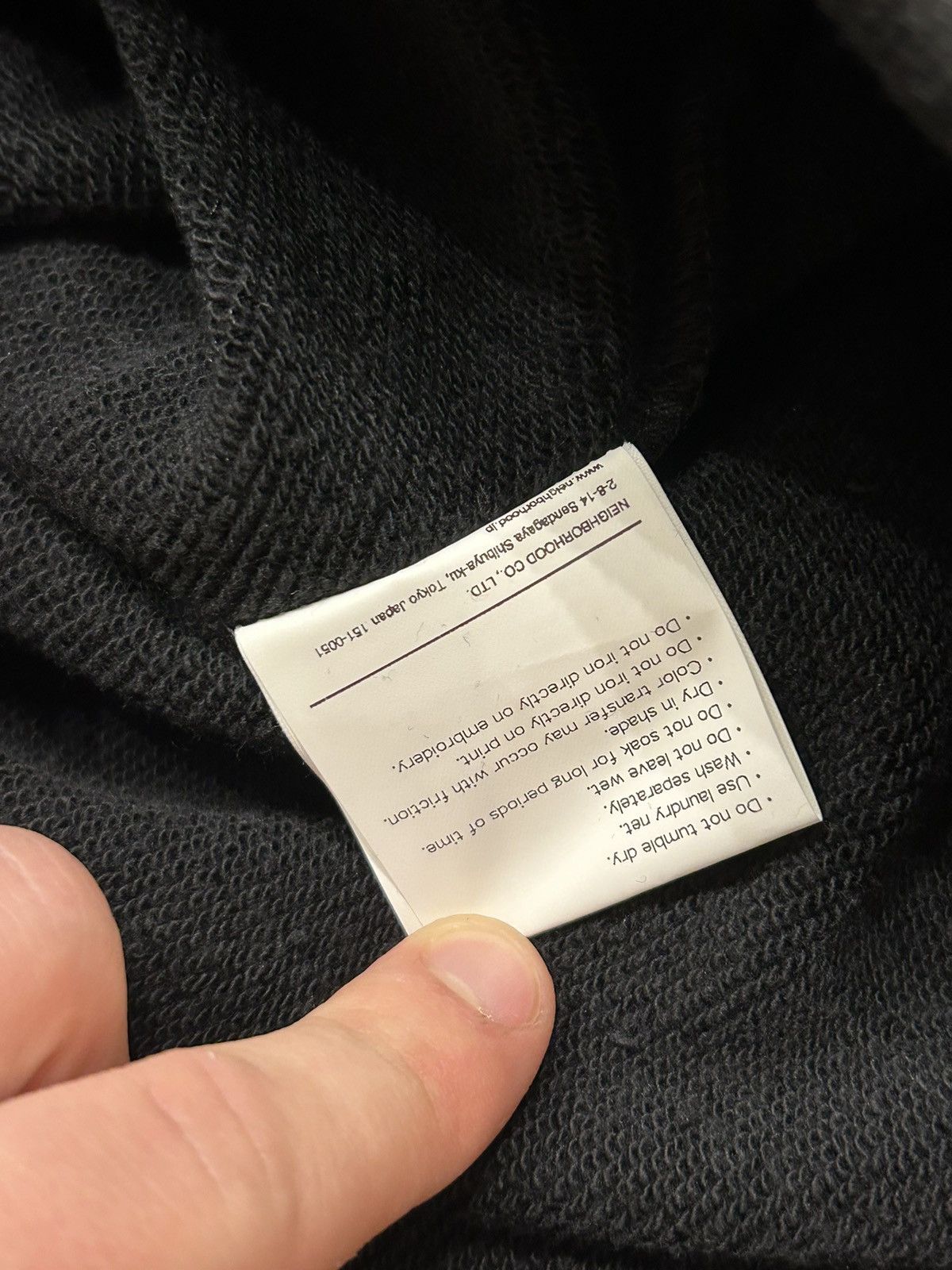 Neighborhood Neighborhood X Yohji Yamamoto Hoodie Size US XL / EU 56 / 4 - 7 Thumbnail