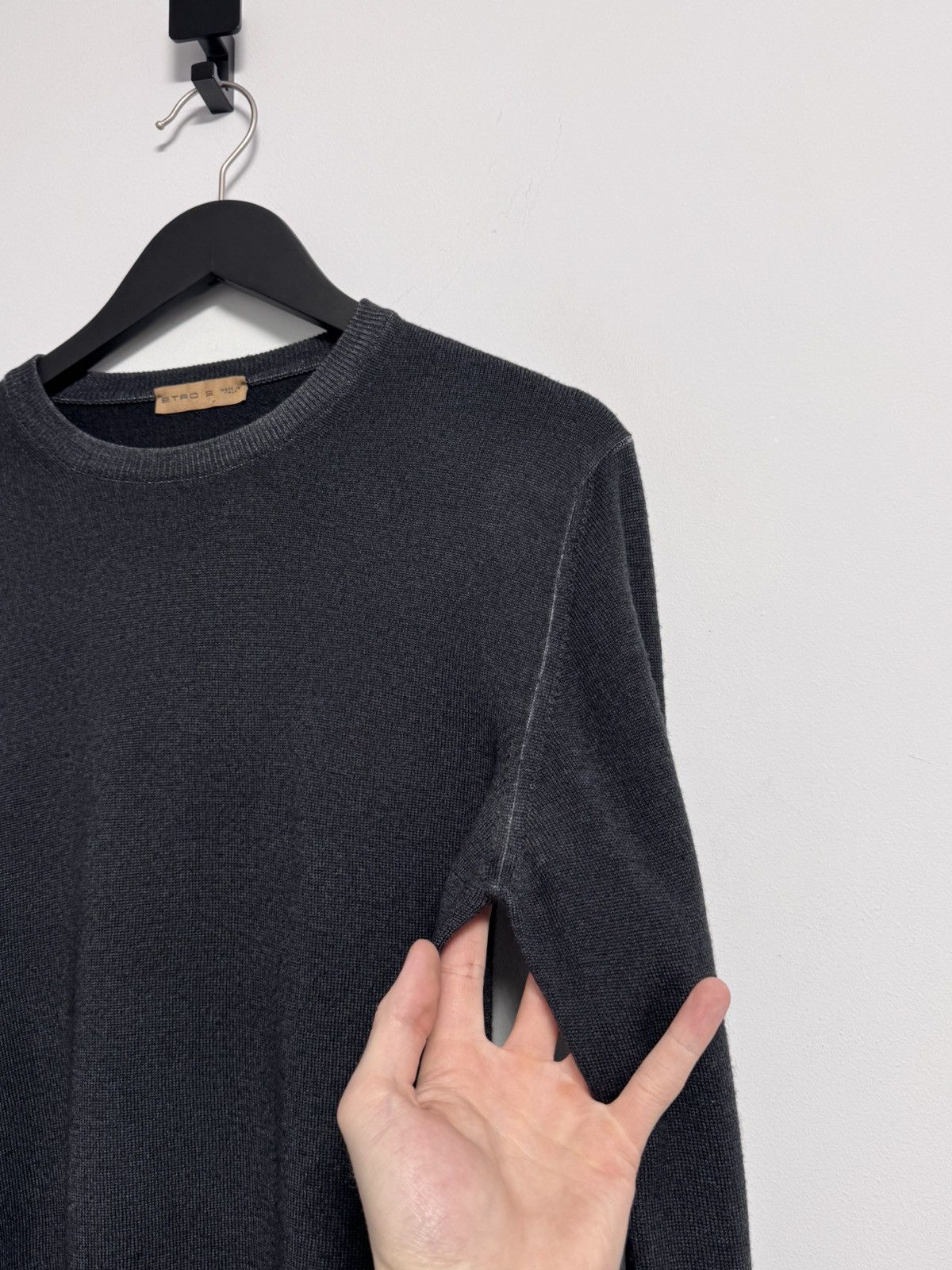 Etro Etro 100% wool stripped sweater luxury Size US S / EU 44-46 / 1 - 7 Thumbnail