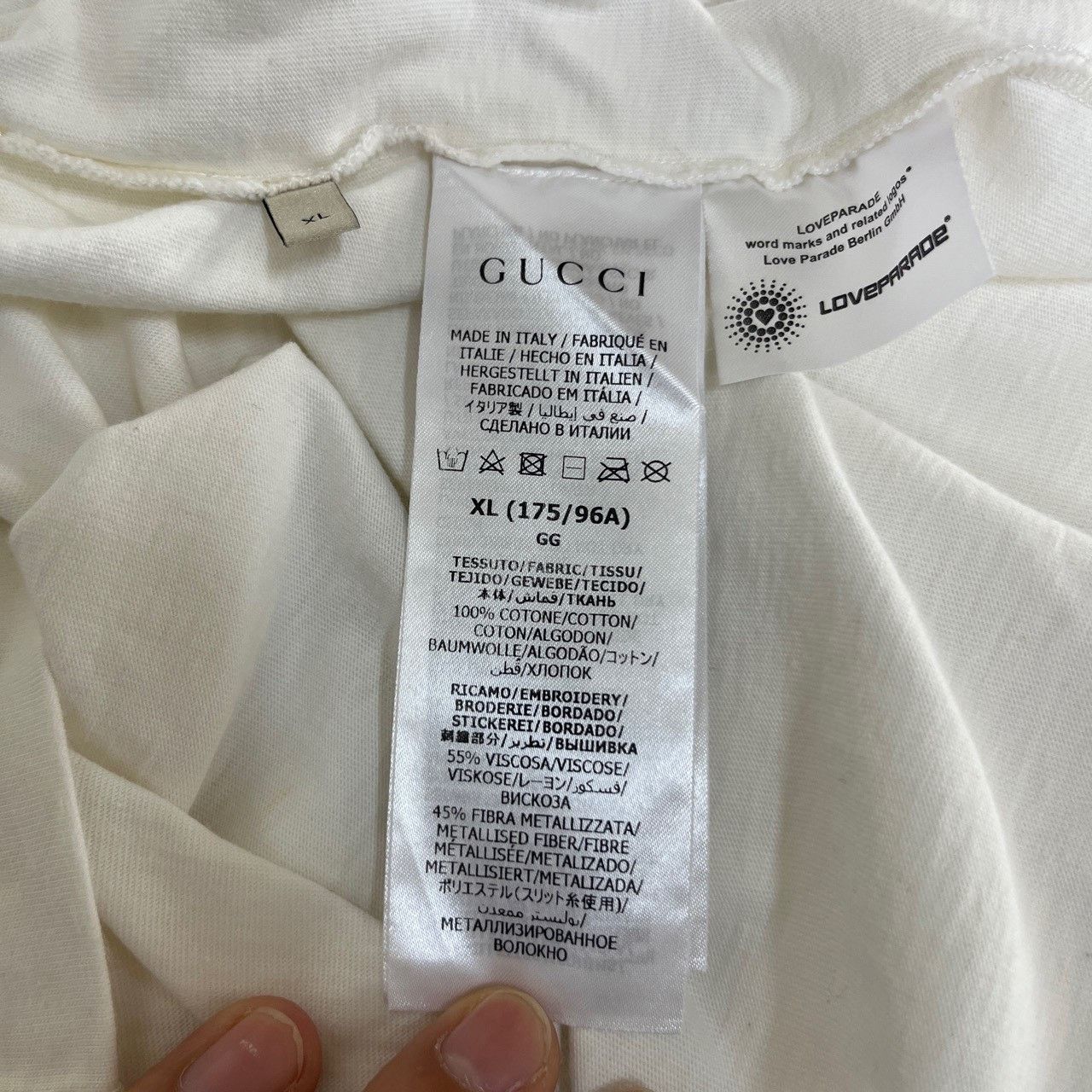 Gucci Gucci White new love scale short sleeves 2501-Nextarrow Size US XL / EU 56 / 4 - 6 Thumbnail