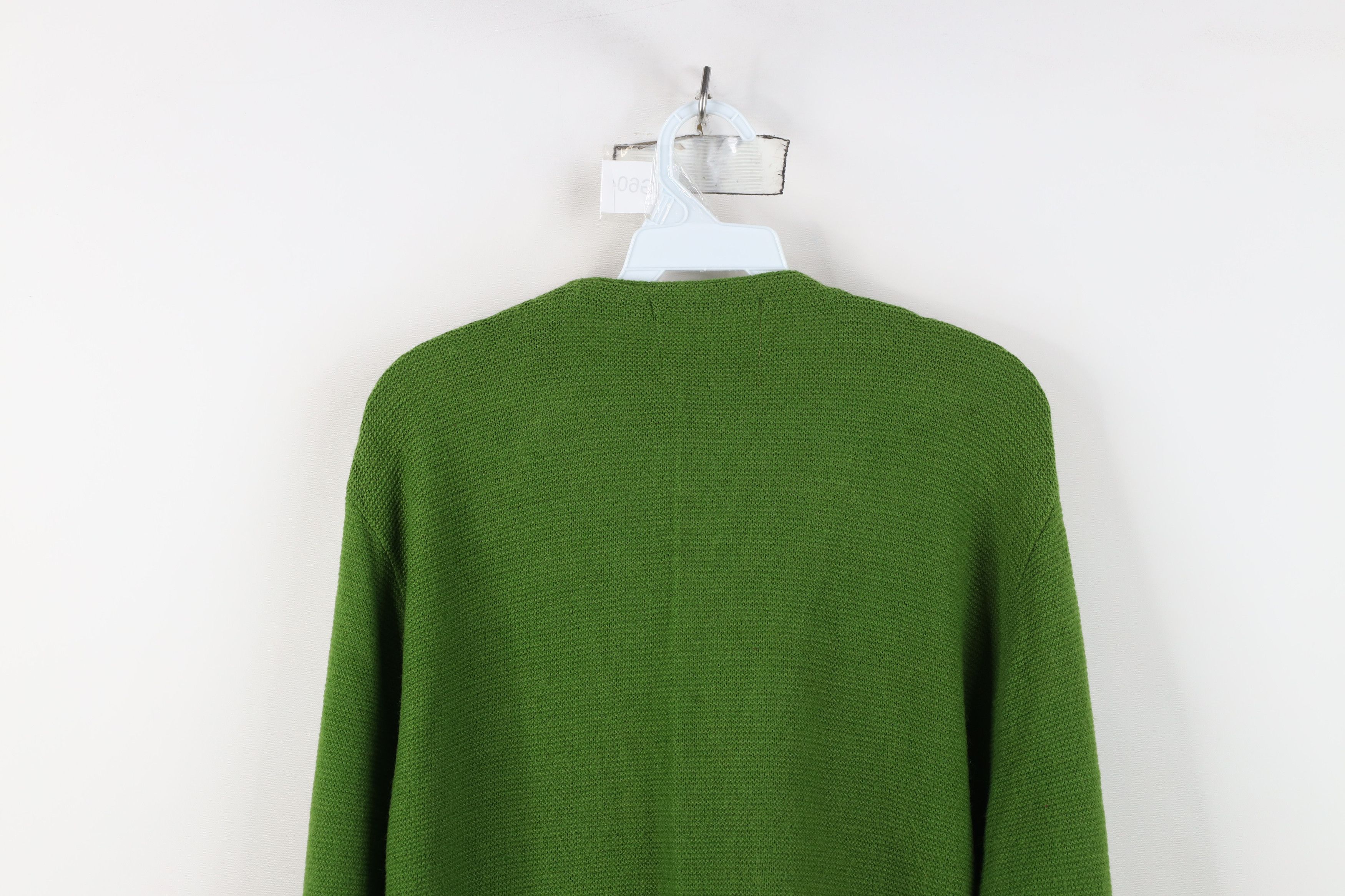 Vintage Vintage 50s 60s Streetwear Cardigan Sweater Green USA Size US L / EU 52-54 / 3 - 11 Thumbnail
