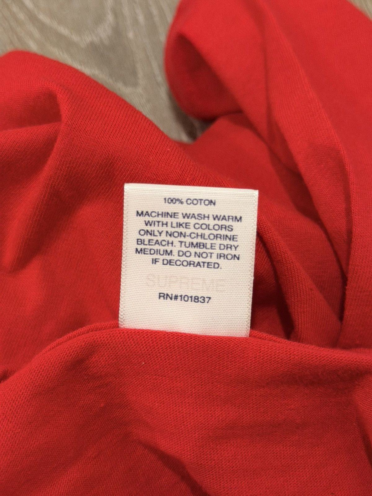 Supreme SUPREME CROSS BOGO LOGO TEE SMALL Size US S / EU 44-46 / 1 - 4 Thumbnail