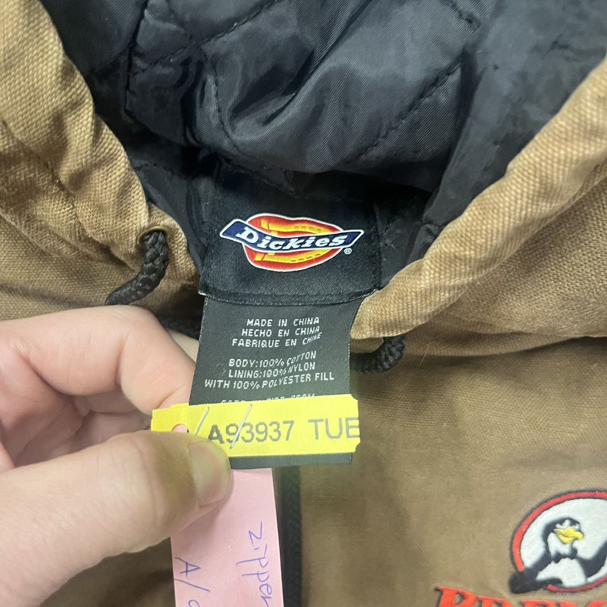 Carhartt × Dickies × Vintage VTG Dickies Carhartt Style Hooded Jacket Size US XL / EU 56 / 4 - 3 Thumbnail