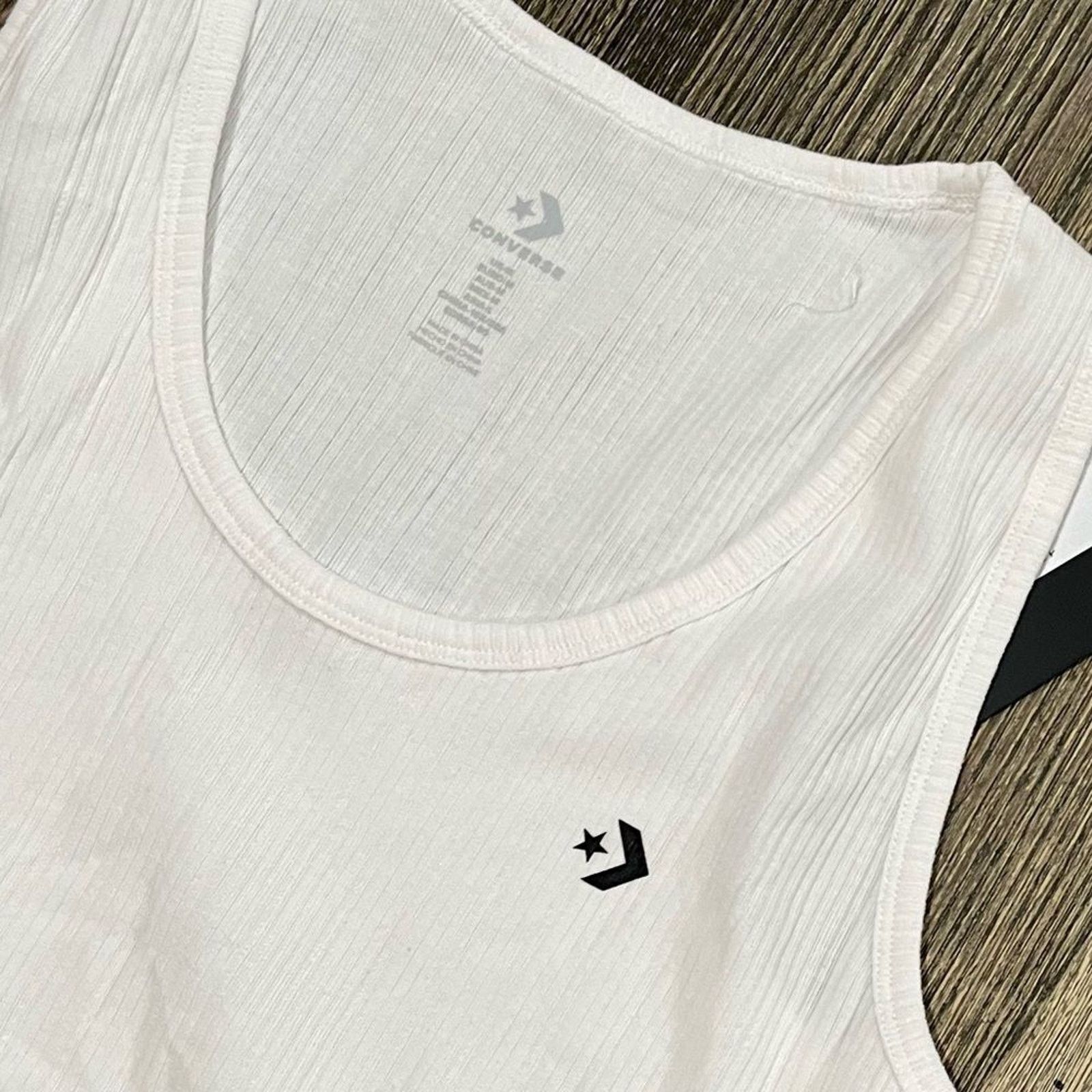 Converse NWT Converse Wordmark Tank Classic Fit Scoop Neck Size M Size M / US 6-8 / IT 42-44 - 3 Thumbnail