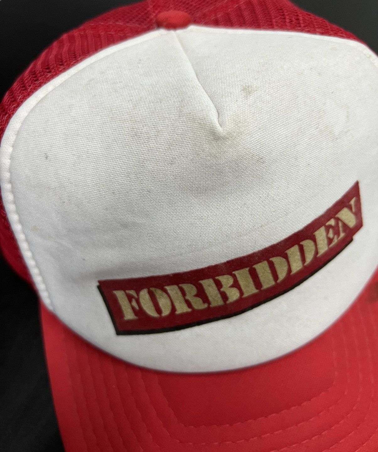 Band Tees × Vintage 90s Vintage Forbidden Rock Band Trucker Hat Size ONE SIZE - 2 Thumbnail