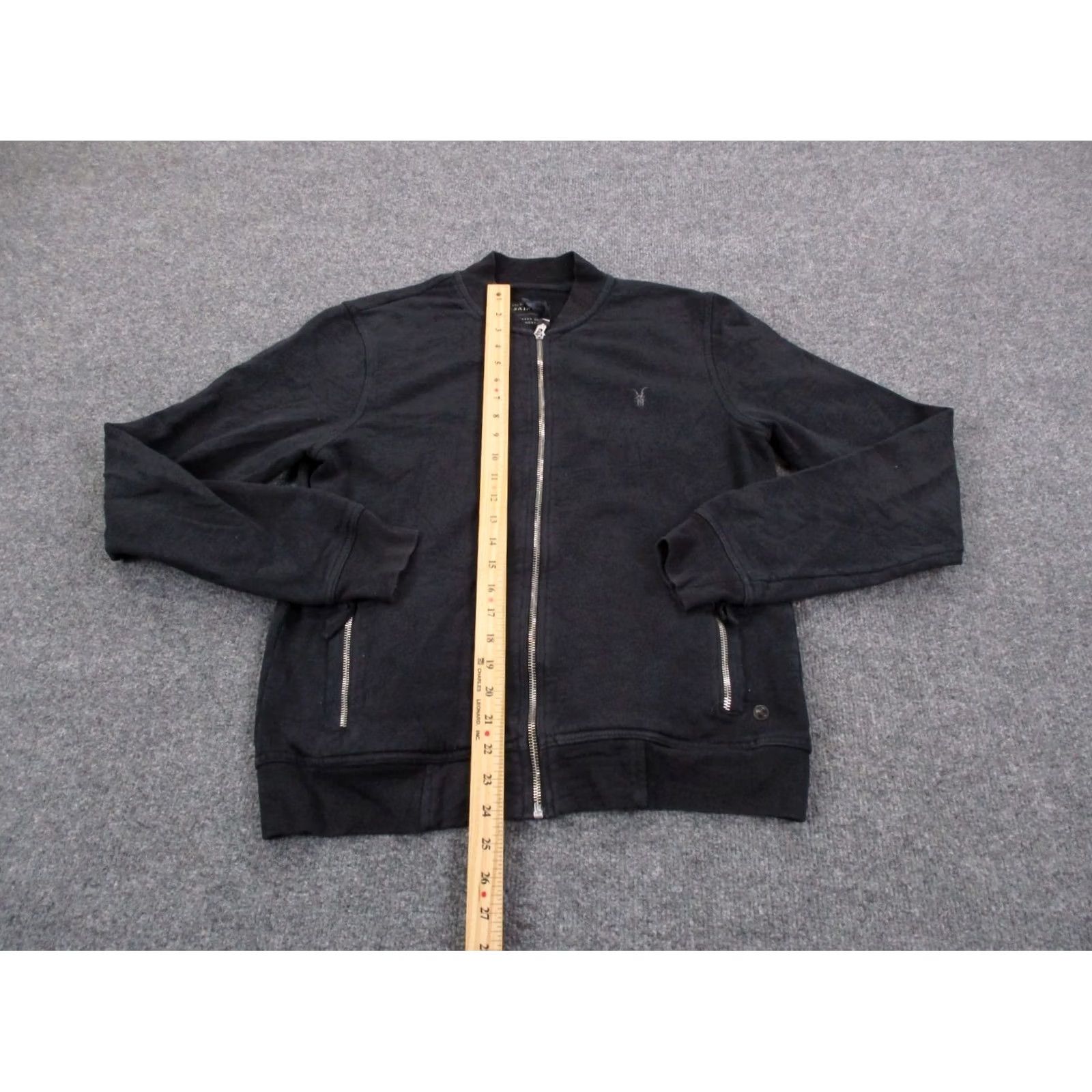 Allsaints AllSaints Jacket Mens S Black Lightweight Windbreaker Logo Pockets Zip Regular Knit Dom: Casual Outdoors Style: Windbreaker Masculine/Mens Size US S / EU 44-46 / 1 - 3 Thumbnail