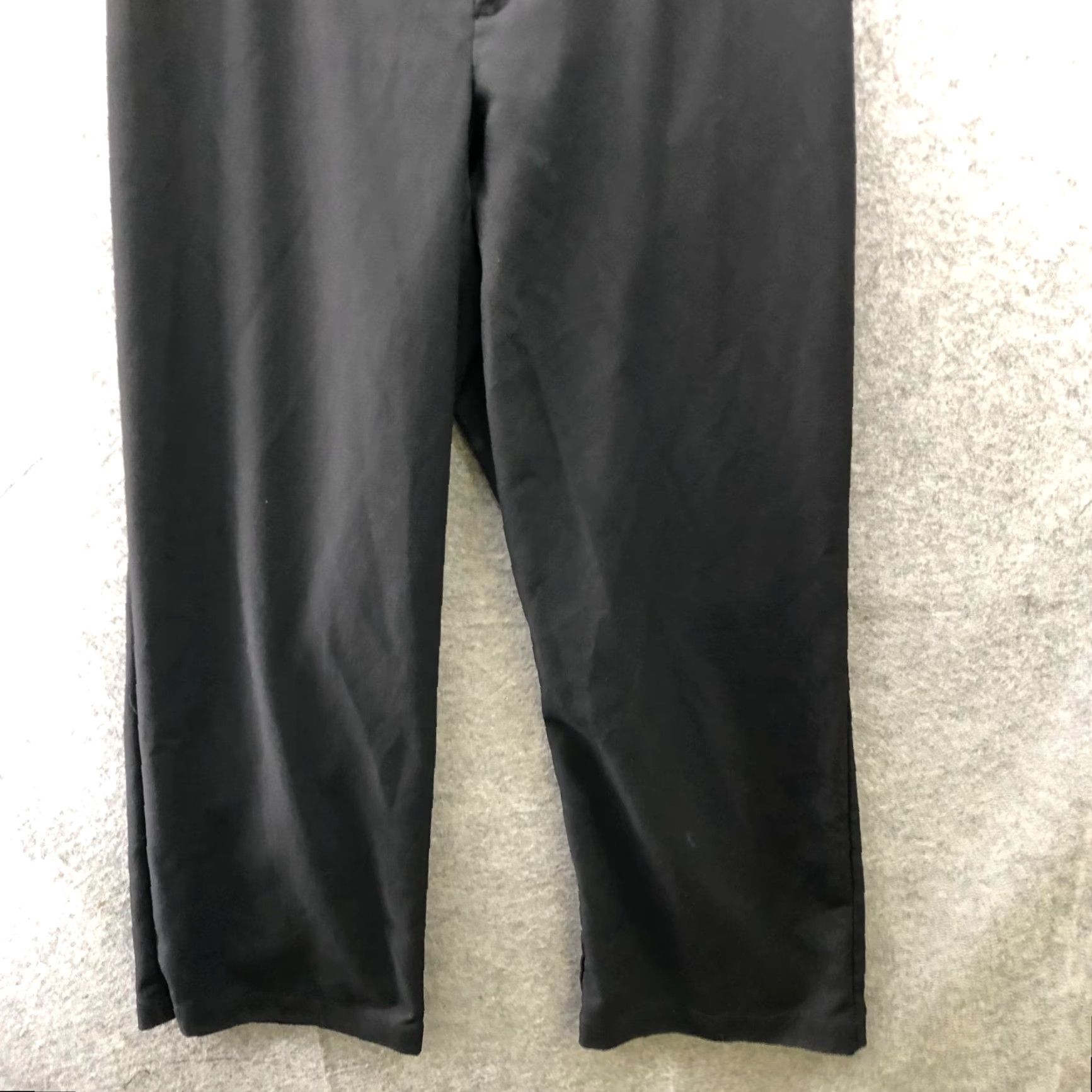 H&M H&M High Rise Wide Leg Dress Pants Womens 10 Black Stretch Dress Pants Size 32" / US 10 / IT 46 - 4 Thumbnail