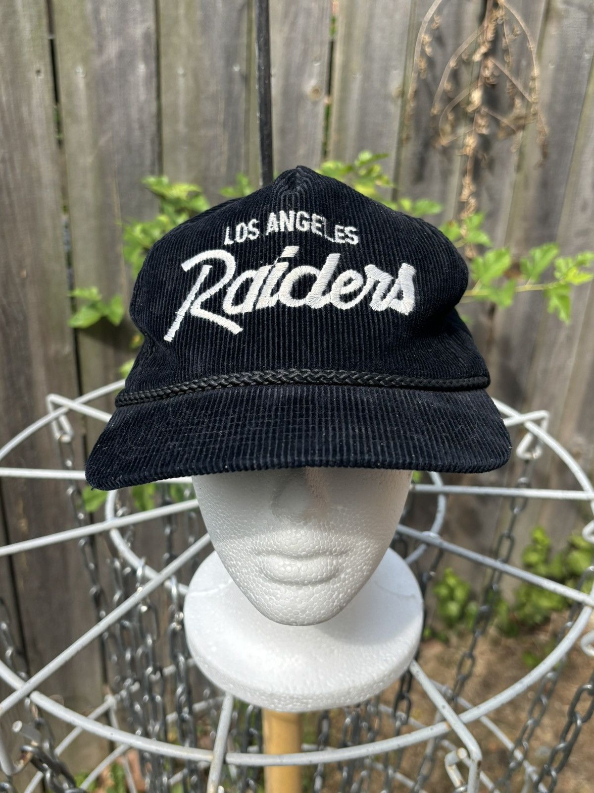 Los Angeles Apparel Vintage 1980’s corduroy Los Angeles Raiders latch-back cap Size ONE SIZE - 10 Thumbnail