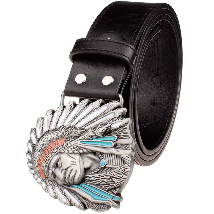 Designer Future Vintage Belt Riveted Belts Menswear Accessories Size ONE SIZE - 6 Thumbnail