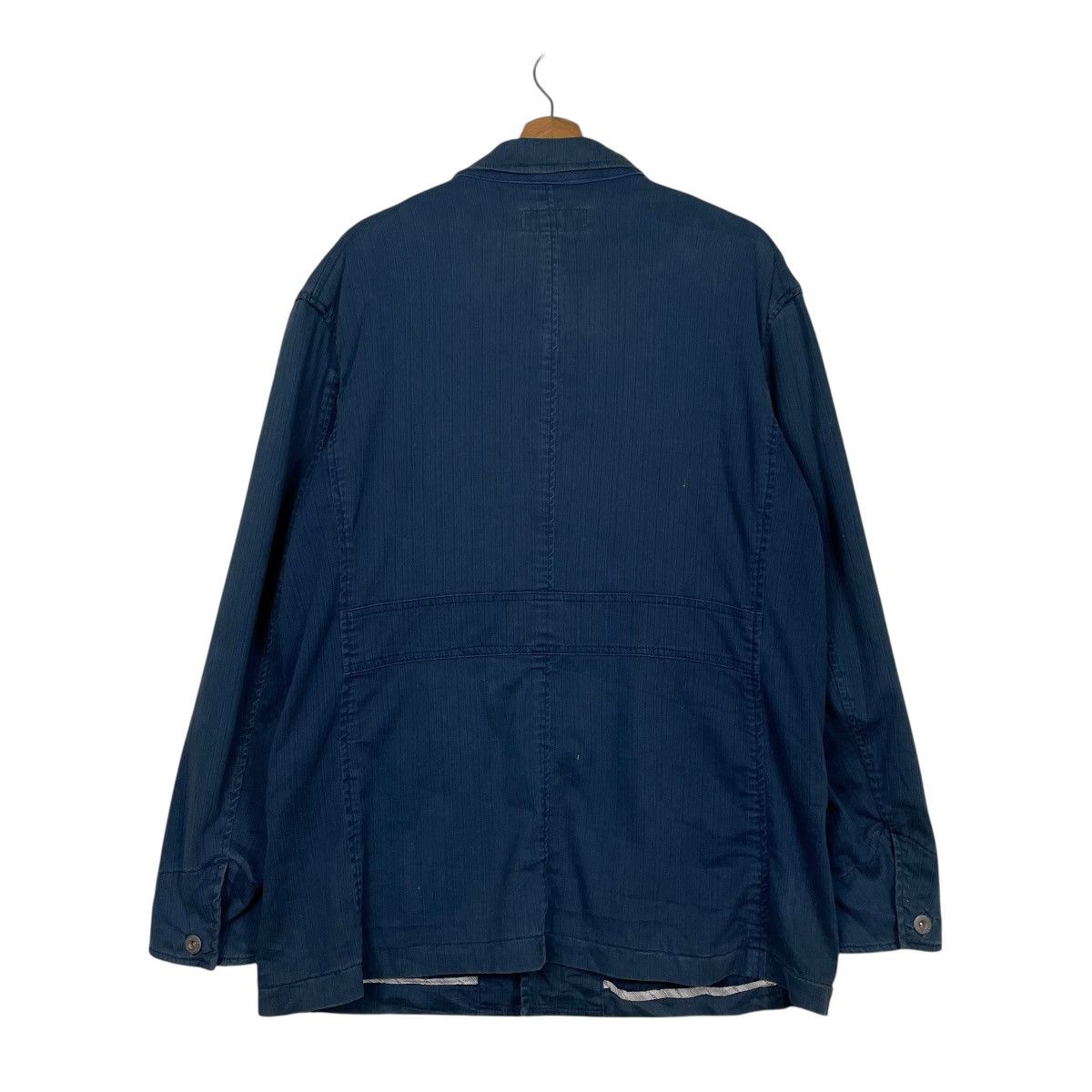 Kansai Yamamoto Kansai Yamamoto Blue Cotton Jacket Size US M / EU 48-50 / 2 - 7 Thumbnail
