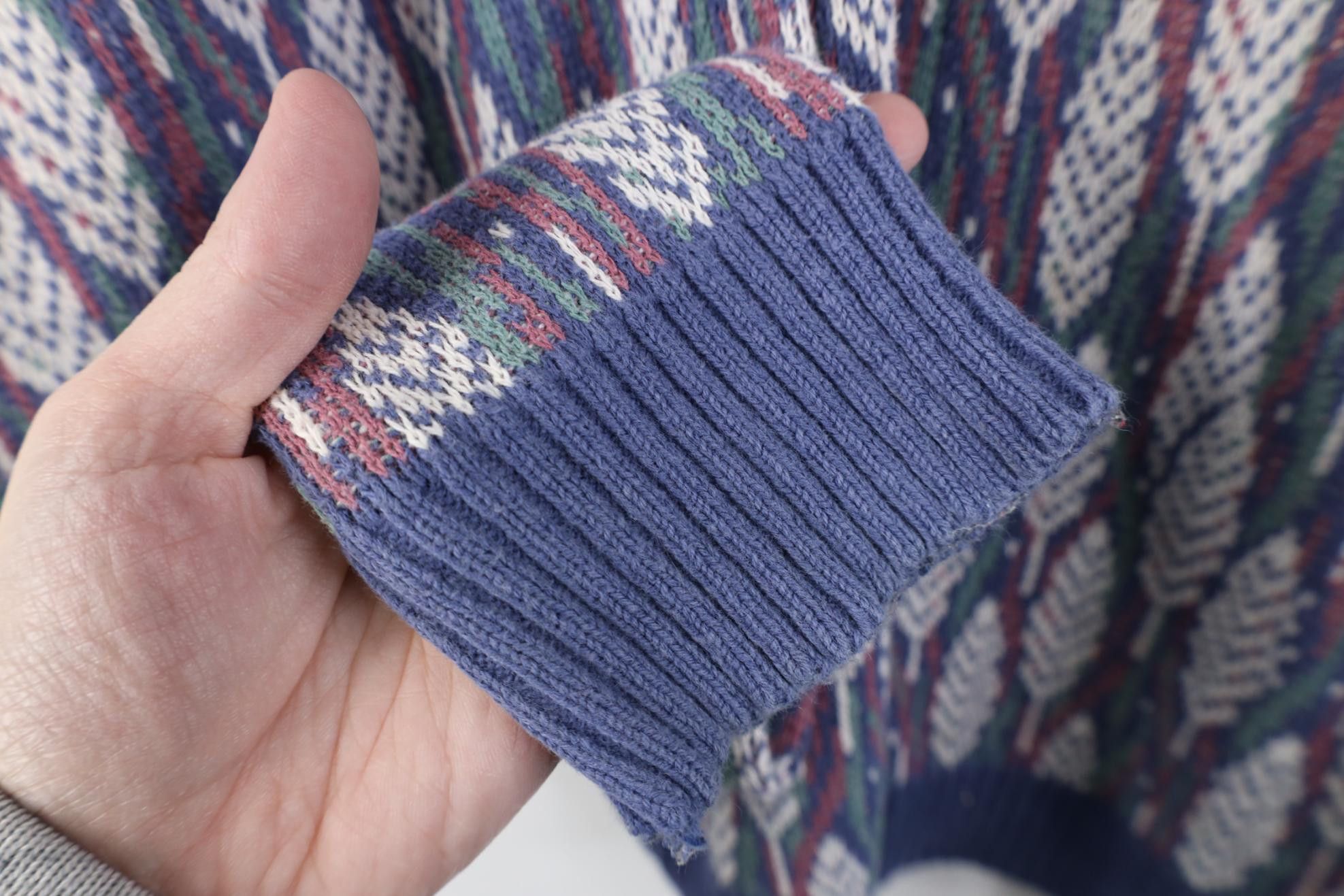 Vintage Vintage 90s Streetwear Boxy Fit Knit Crewneck Sweater USA Size XL / US 12-14 / IT 48-50 - 5 Thumbnail