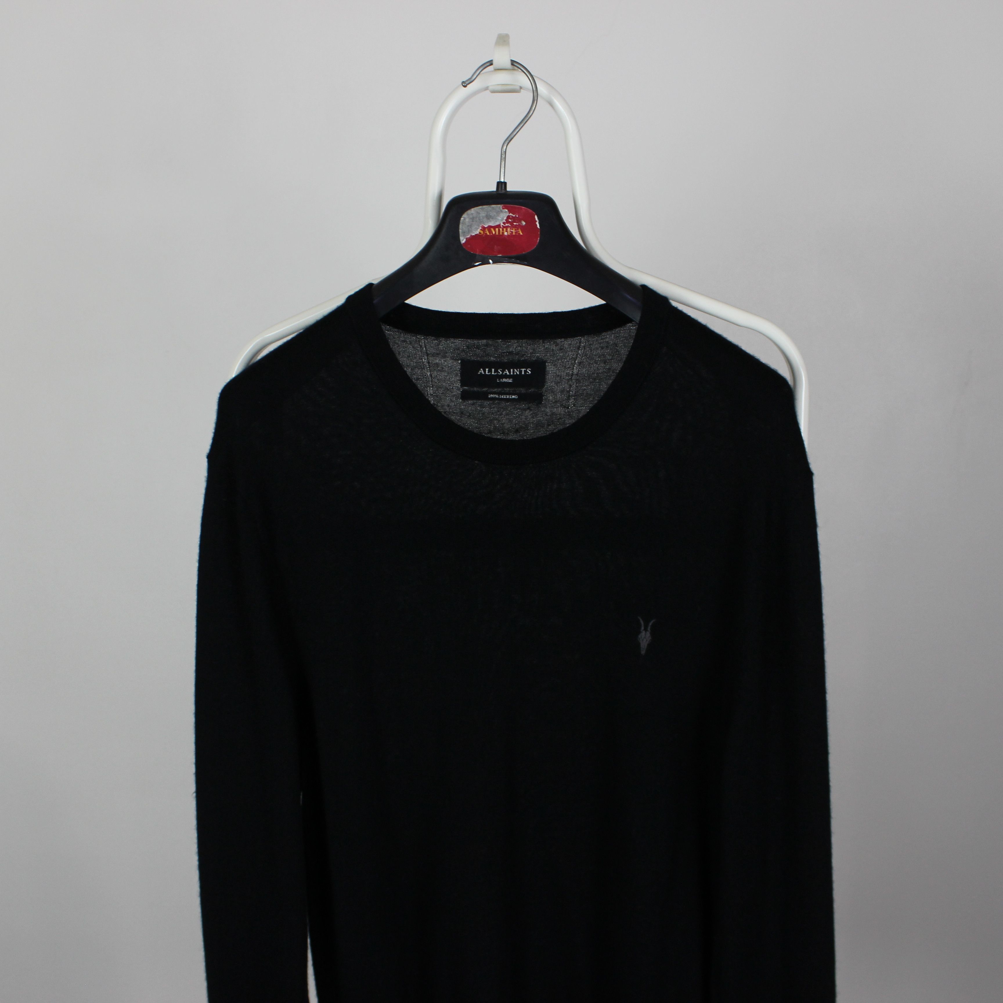 Allsaints allsaints sweater men wool M L black Mode Merino Crew Size US L / EU 52-54 / 3 - 1 Thumbnail