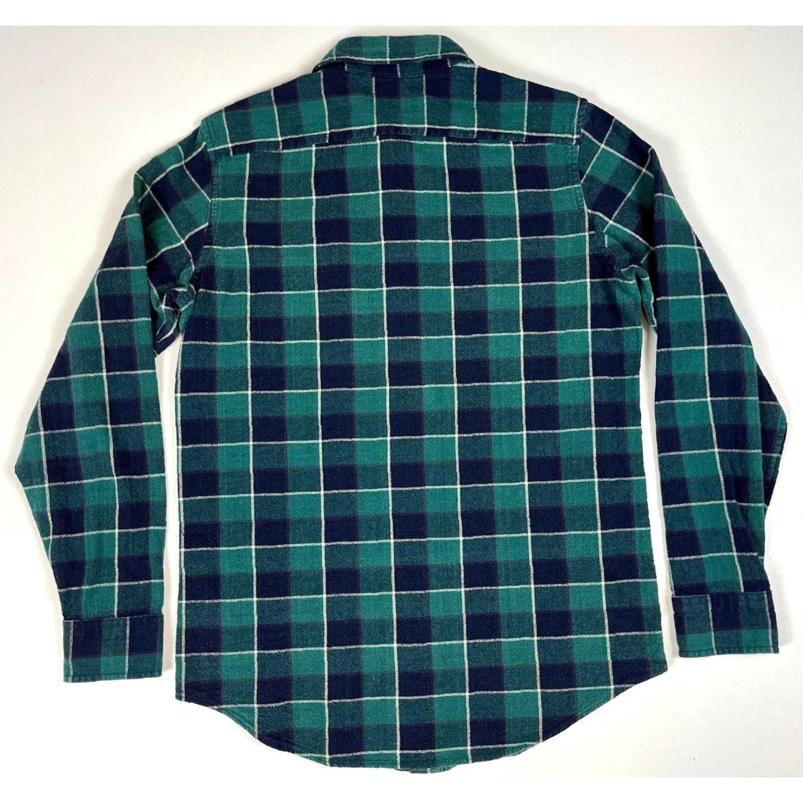 Vintage VINTAGE JACK SPADE Men's Button-Up Heavy Flannel Shirt Plaid Sz M Green 100% Cotton Pockets Designer City Classic Size US M / EU 48-50 / 2 - 3 Thumbnail