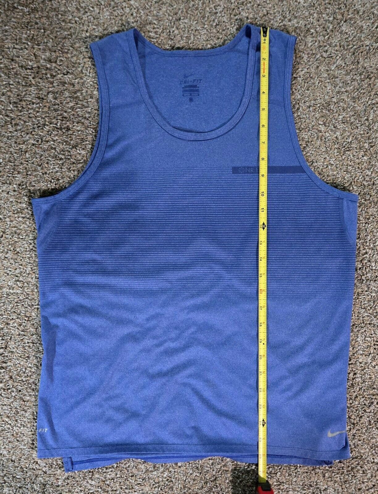 Nike Nike Dri-Fit NR.E72 Blue Tank Top Size M? Size M / US 6-8 / IT 42-44 - 7 Thumbnail