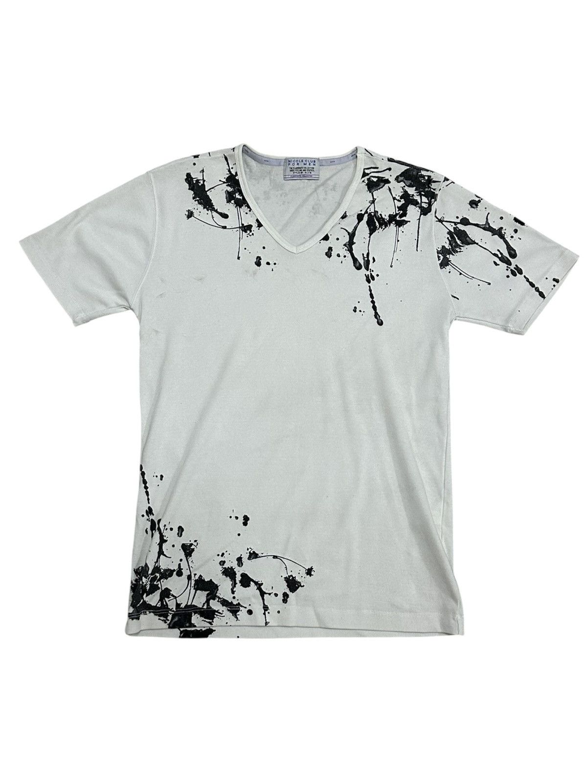 14th Addiction Vkei Fashion Nicole Club For Men Paint Splatter Tee Size US S / EU 44-46 / 1 - 1 Thumbnail