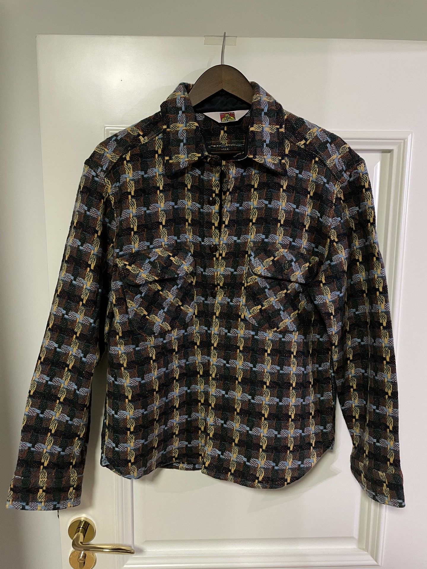 Other GUNC Early Thick Jacquard Wool Shirt Size US M / EU 48-50 / 2 - 1 Thumbnail