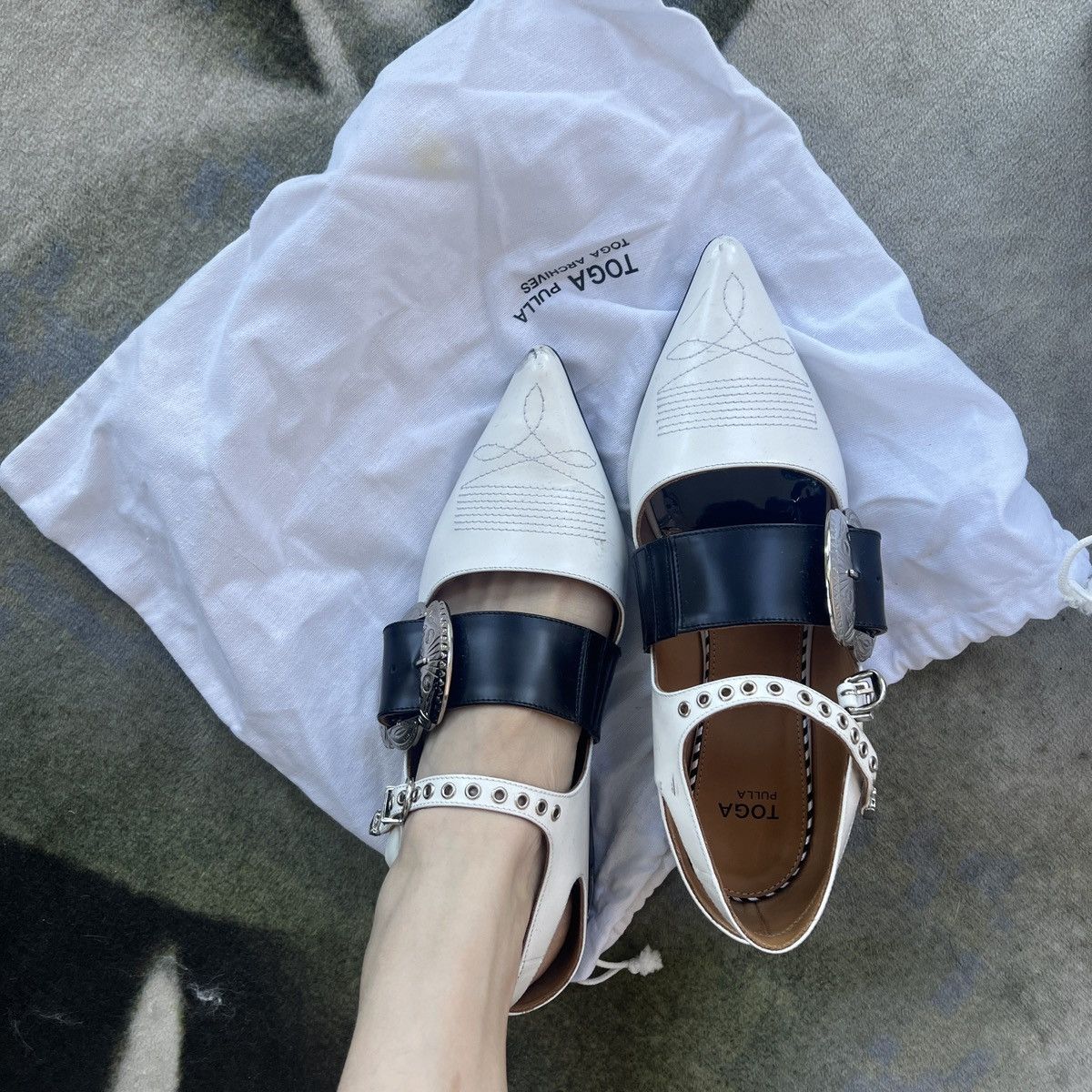 Toga Pulla Toga Pulla buckled flat pumps Size US 8 / IT 38 - 1 Thumbnail