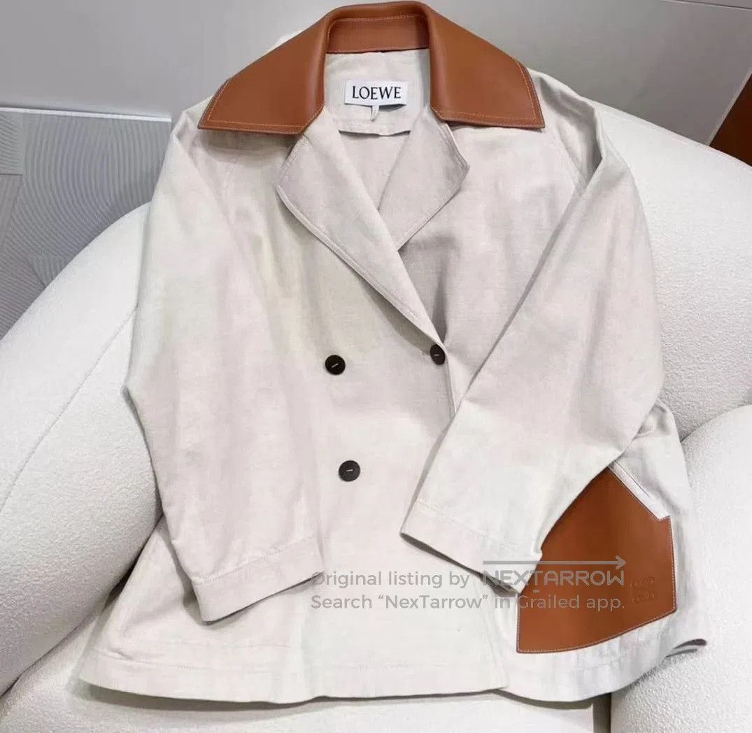 Loewe LOEWE Double-Breasted Detachable Collar Coat. Size US S / EU 44-46 / 1 - 8 Thumbnail