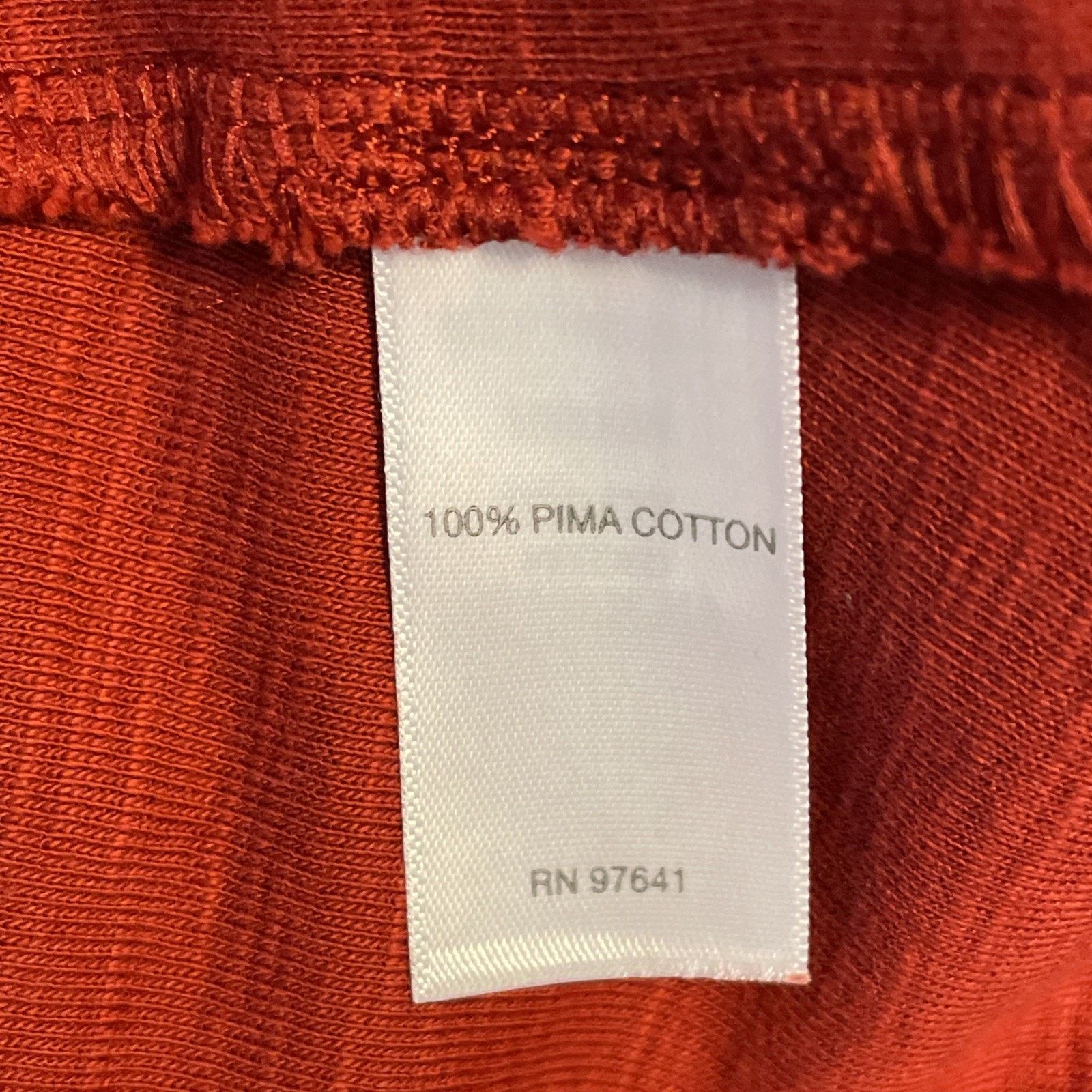J. Jill J. JILL size XL PIMA COTTON Tunic Pullover Top Rusty BROWN Size XL / US 12-14 / IT 48-50 - 4 Thumbnail