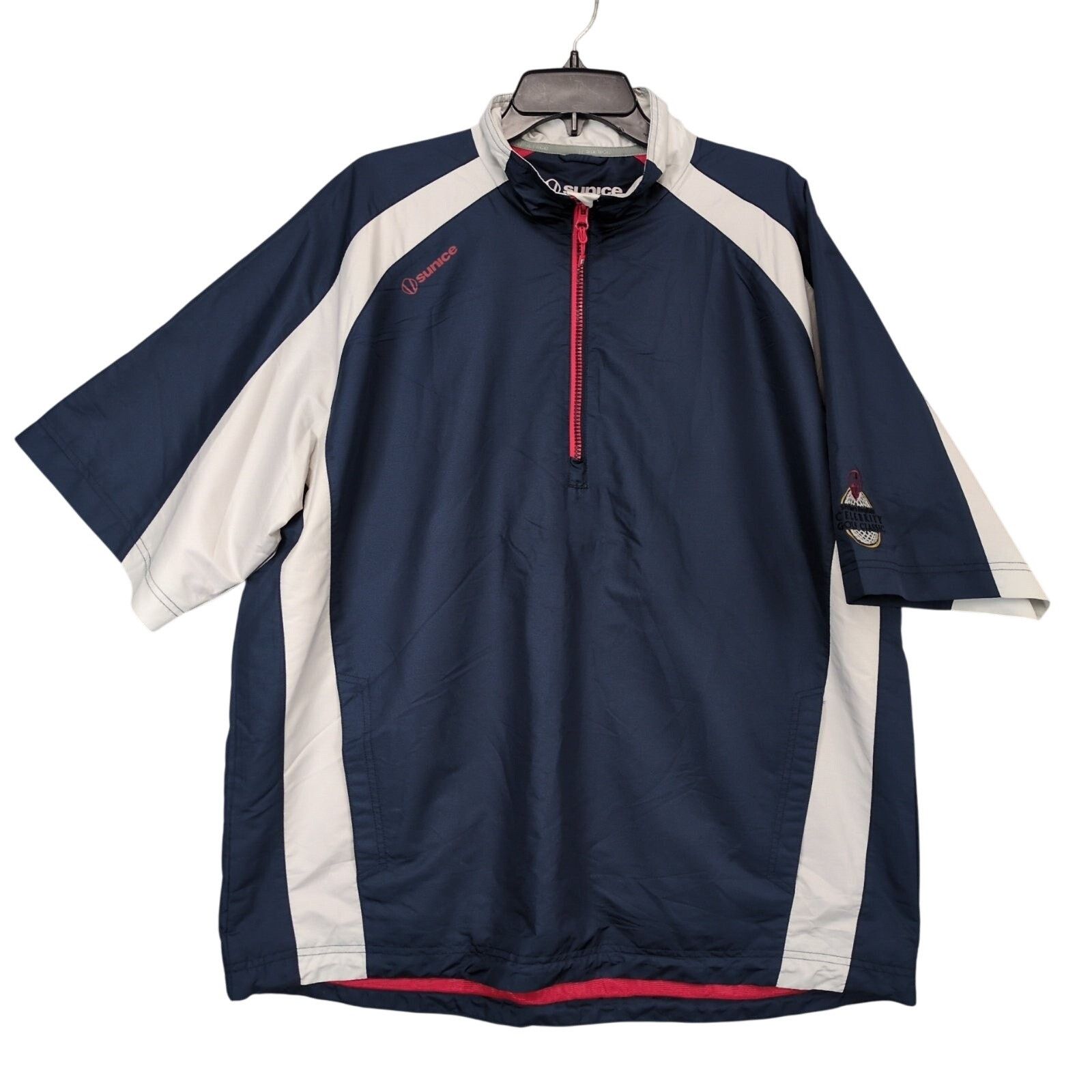Other Sunice Sport 1/4 Zip Windbreaker Celebrity Golf Classic Size US XL / EU 56 / 4 - 1 Thumbnail