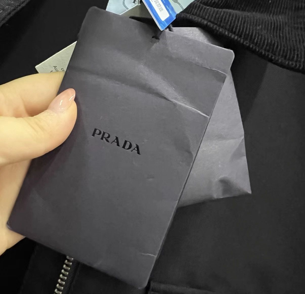 Prada Prada Black Triangle Logo Cropped Jacket J41 Size XS / US 0-2 / IT 36-38 - 5 Thumbnail