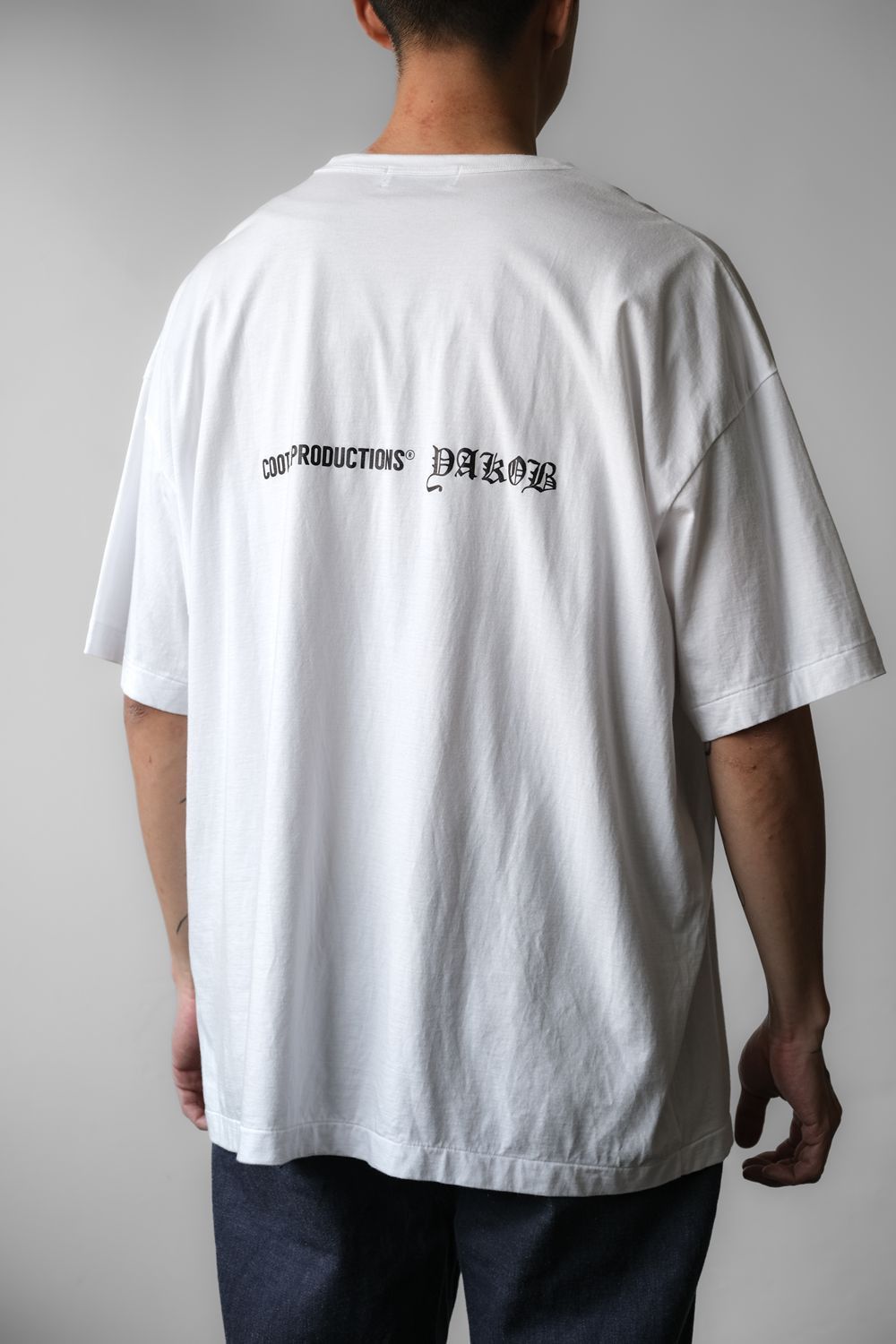Japanese Brand COOTIE PRODUCTIONS/ PRINT S/S TEE (DONE) -WHITE Size US M / EU 48-50 / 2 - 3 Thumbnail