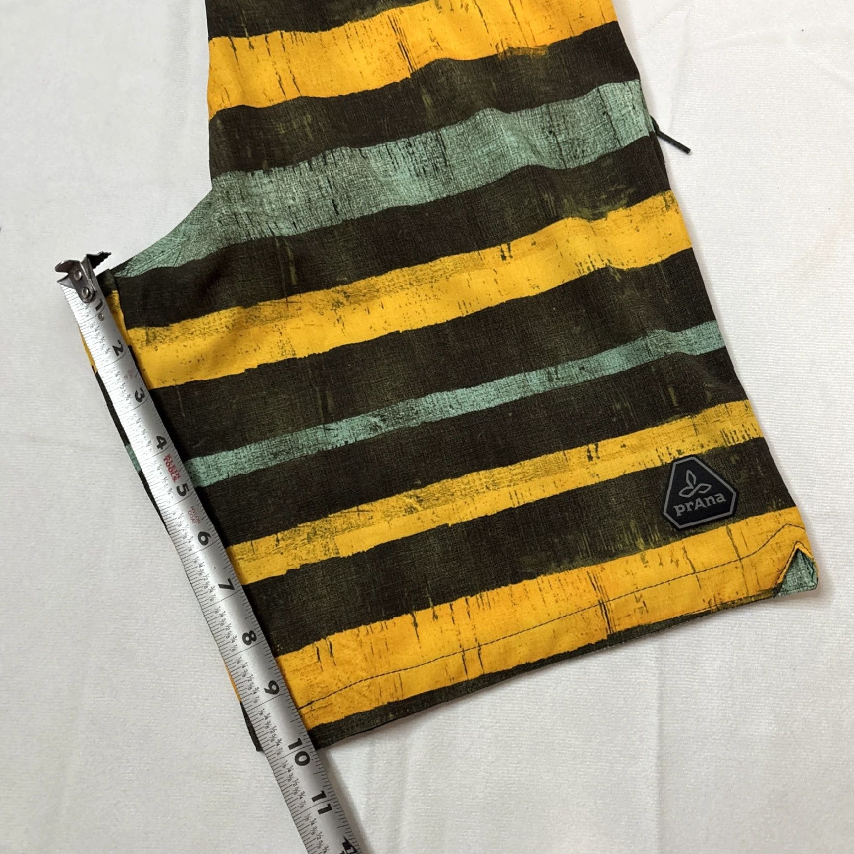 Prana VINTAGE? (No) - PrAna Board Shorts - Men - 31 - Yellow - Brown - Surf - 10 Inseam - NWT Size US 31 - 5 Thumbnail