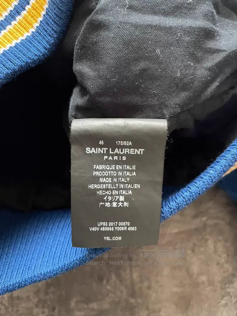 Saint Laurent Paris Saint Laurent Paris Blue Corduroy Print Insulated Baseball Size US S / EU 44-46 / 1 - 6 Thumbnail