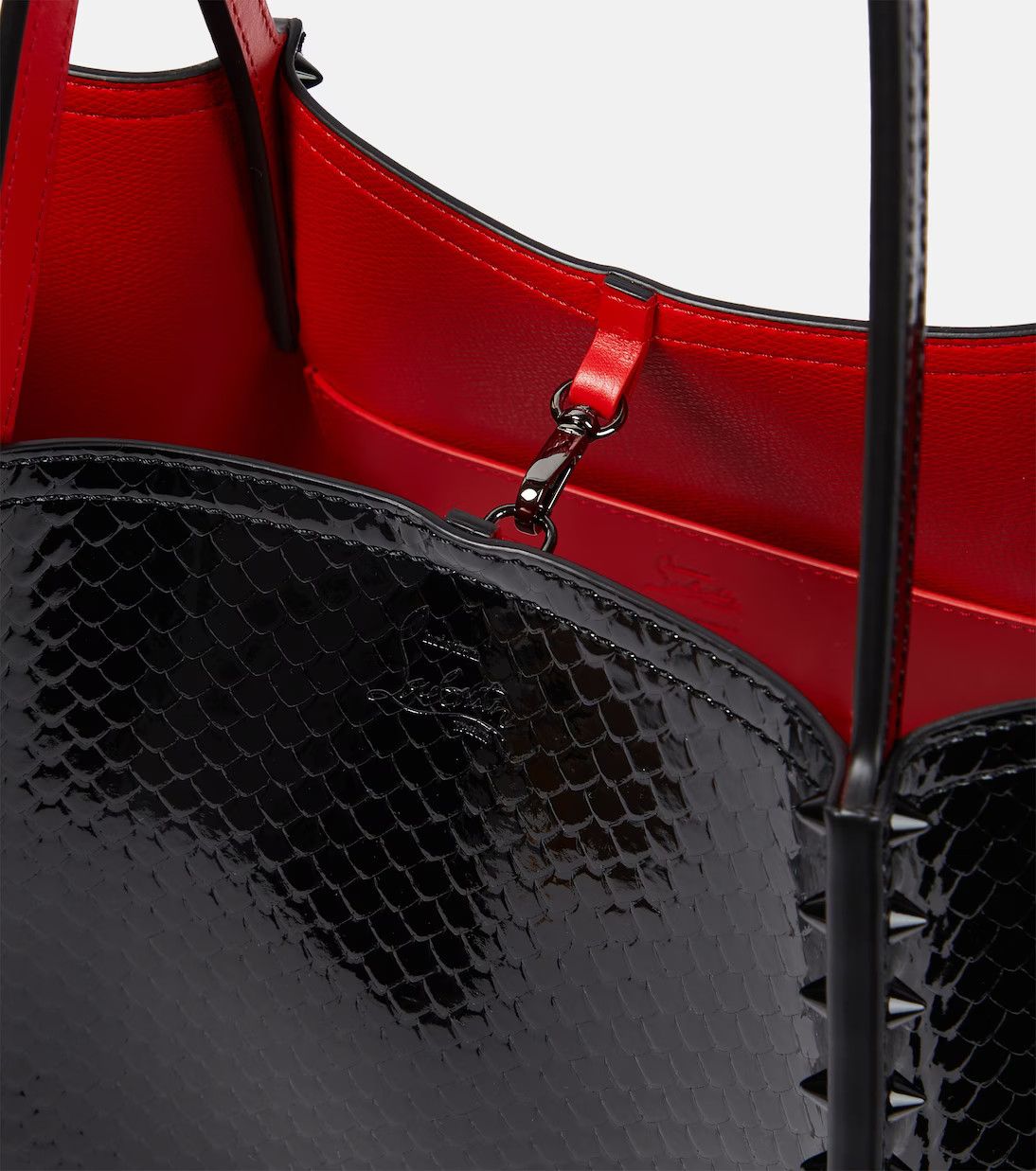 Christian Louboutin o1s1wg111124 Size: OS / Patent Leather Tote Bag in Black Size ONE SIZE - 3 Thumbnail