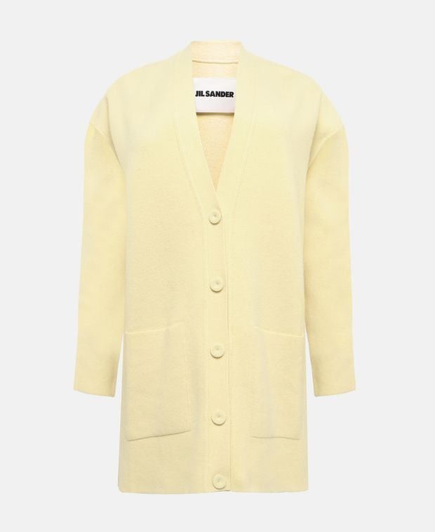 Jil Sander Wool cardigan Size L / US 10 / IT 46 - 1 Thumbnail