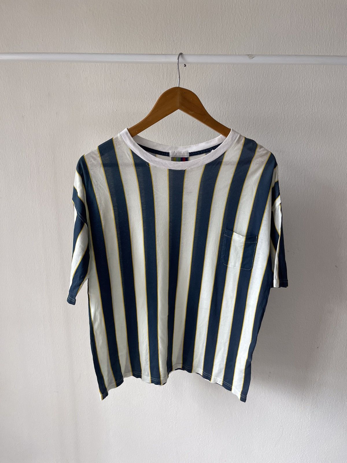 Facetasm Facetasm Stripe Pocket Tee Size US M / EU 48-50 / 2 - 2 Thumbnail