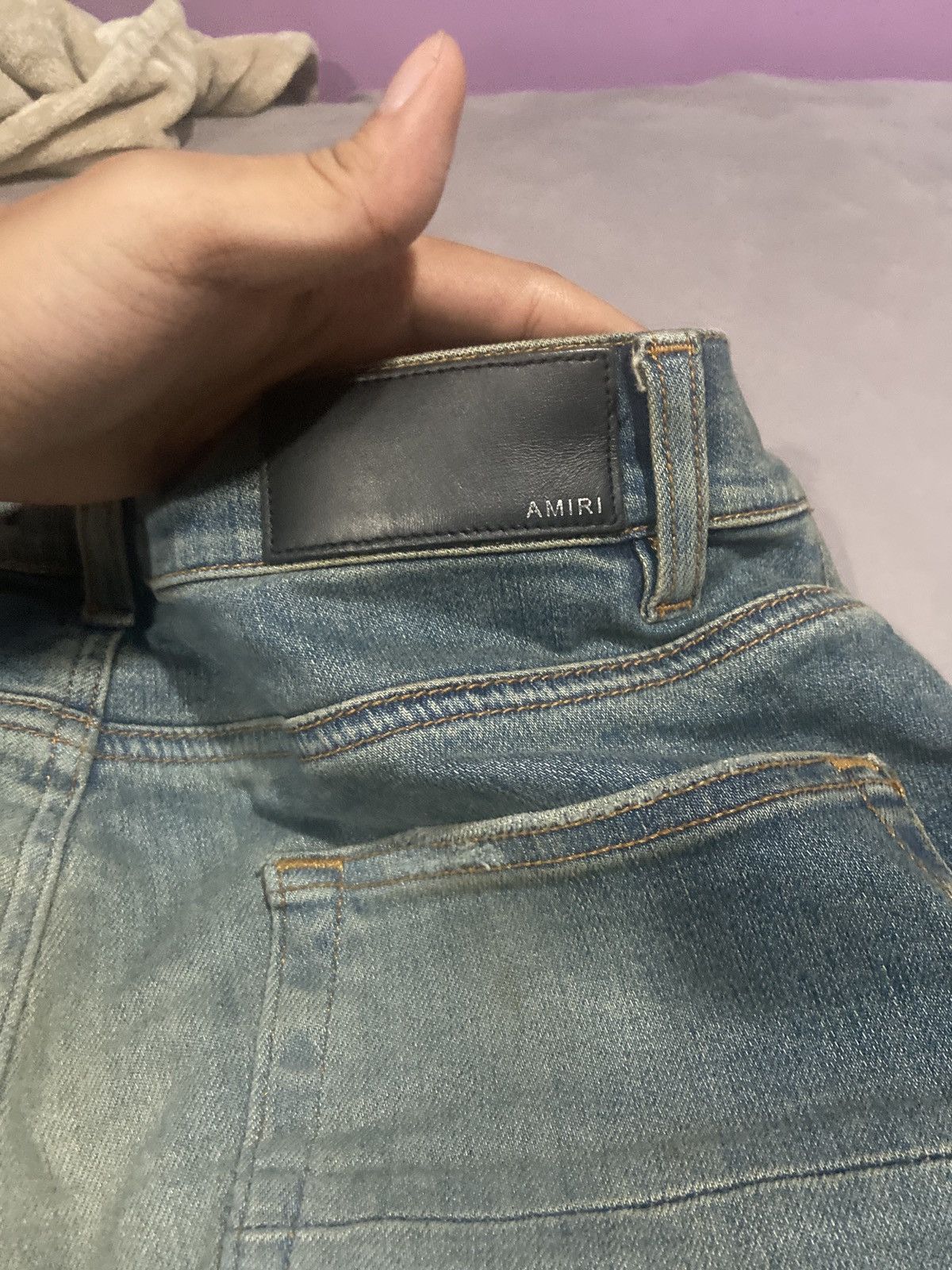 Amiri Amiri Night Palm Thrasher Jeans Size US 32 / EU 48 - 5 Thumbnail