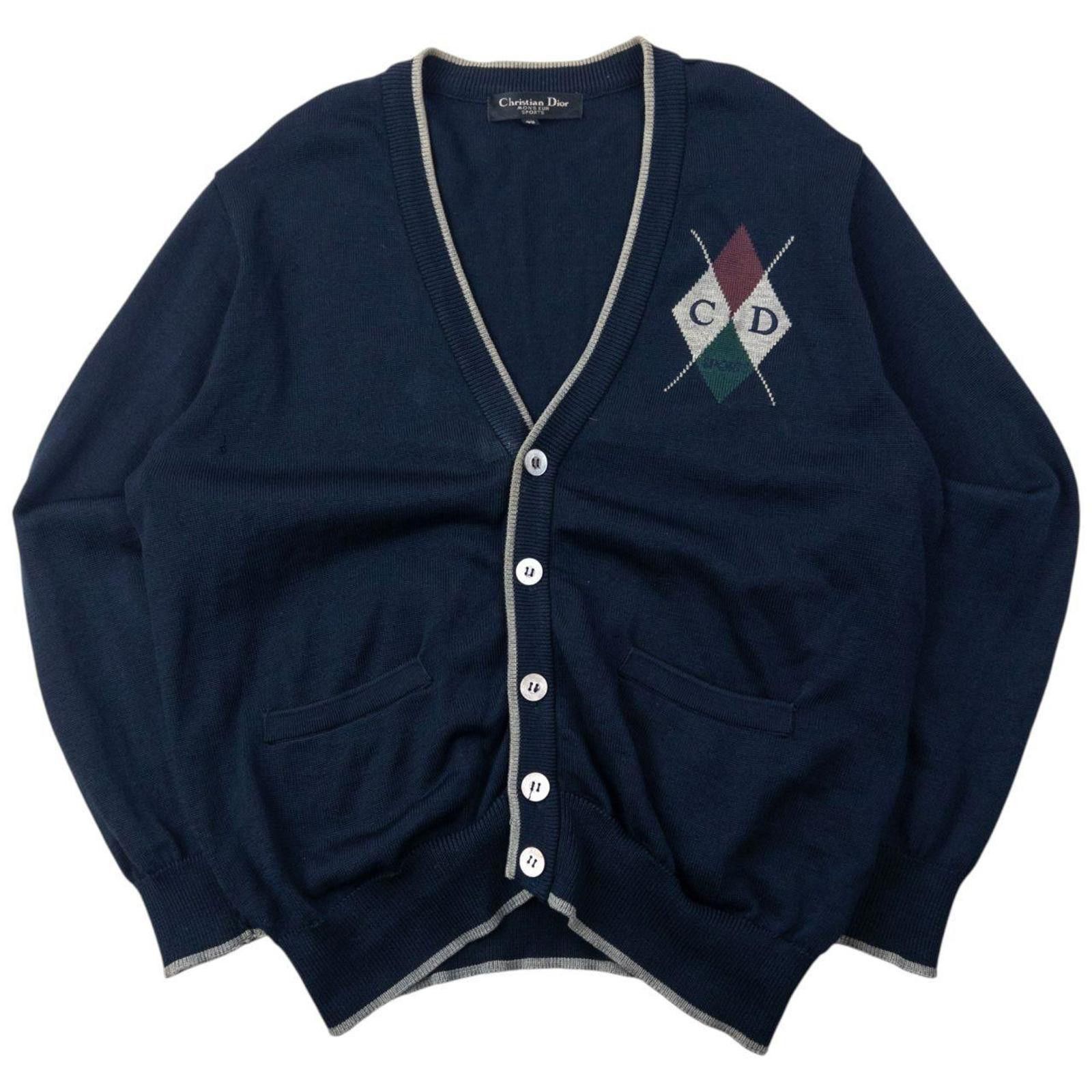 Christian Dior Monsieur Christian Dior Vintage Button Up Cardigan