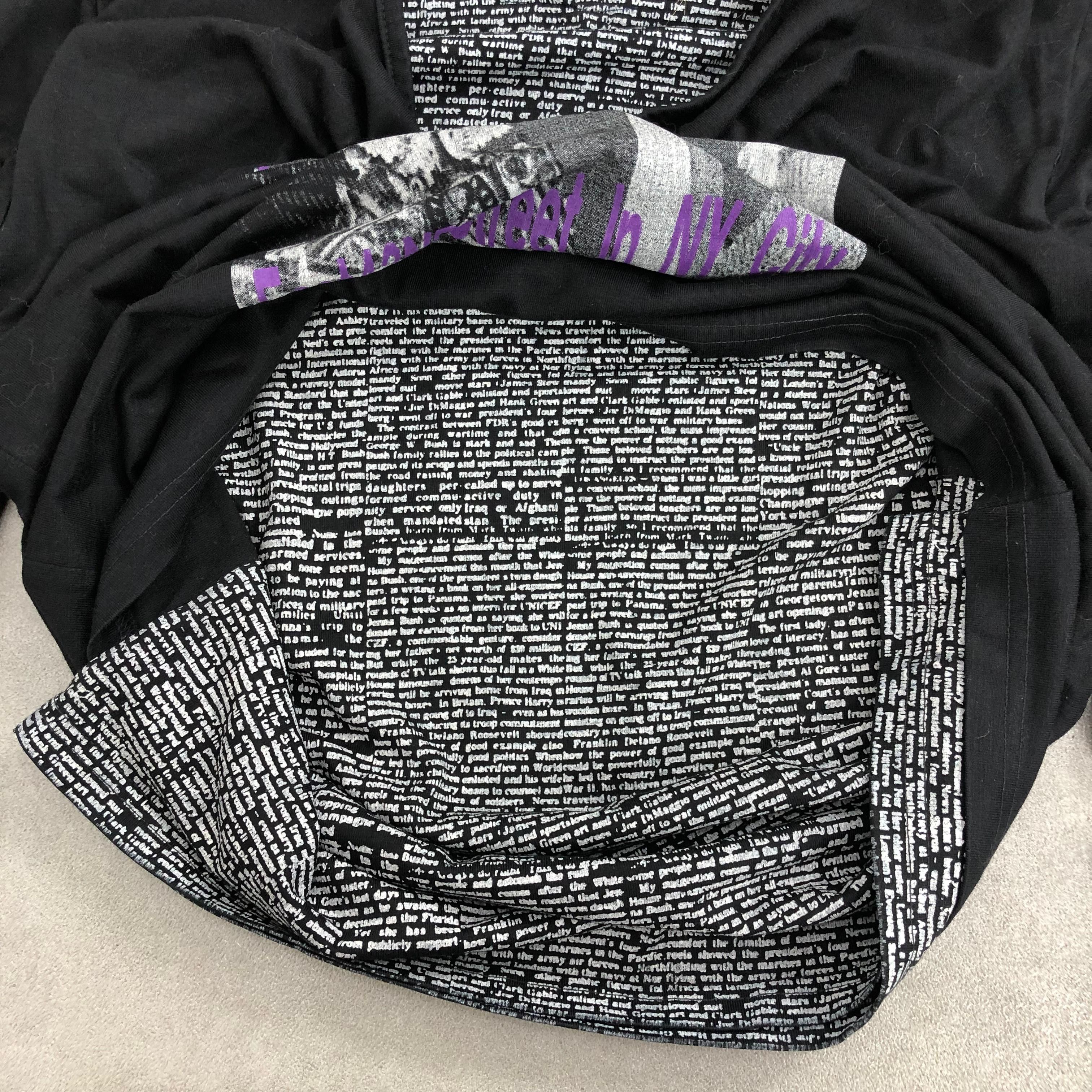 Japanese Brand Y2K Japanese Double Layers Print Gothic Poem Fur Zip Hoodie Size US M / EU 48-50 / 2 - 7 Thumbnail