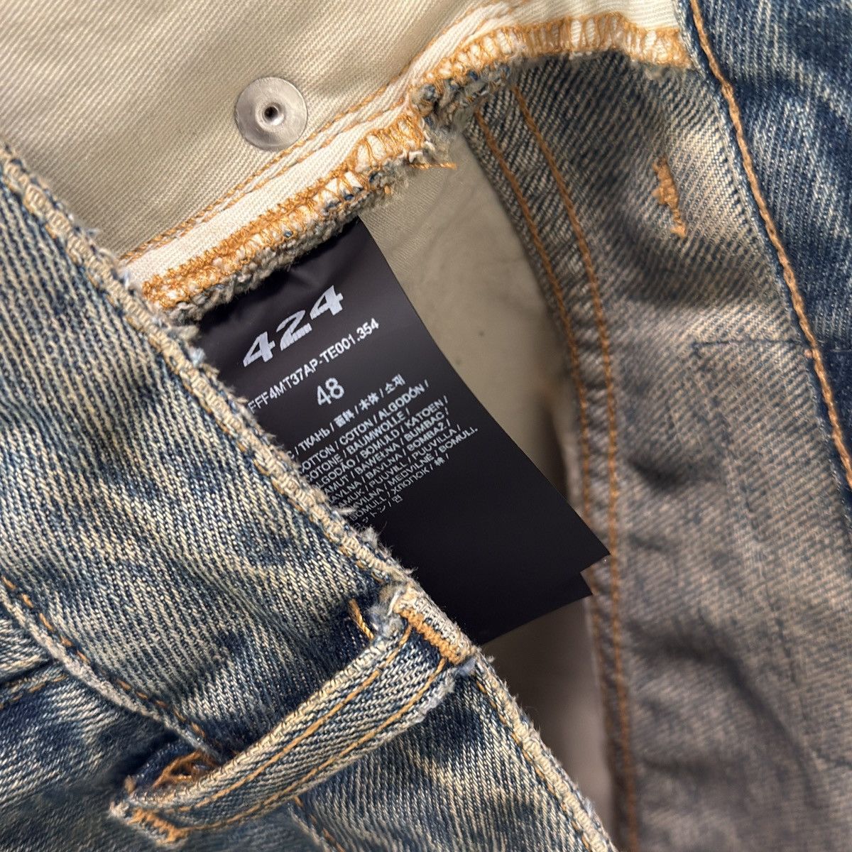 424 424 big daddy jeans Size US 32 / EU 48 - 7 Thumbnail