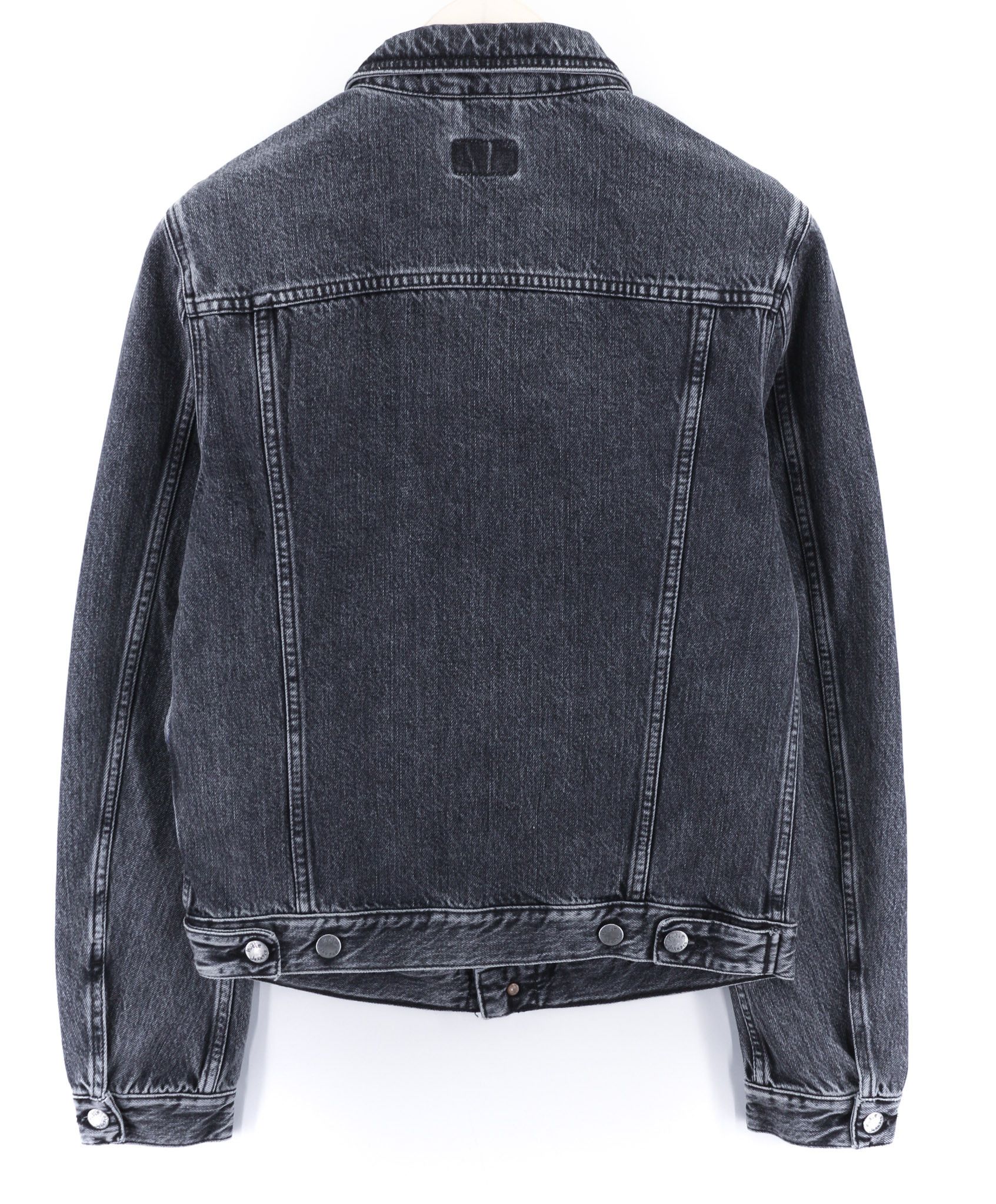 Nudie Jeans BILLY GREY STARDUST DENIM S Grey Denim Jacket 80370 Size US S / EU 44-46 / 1 - 2 Thumbnail