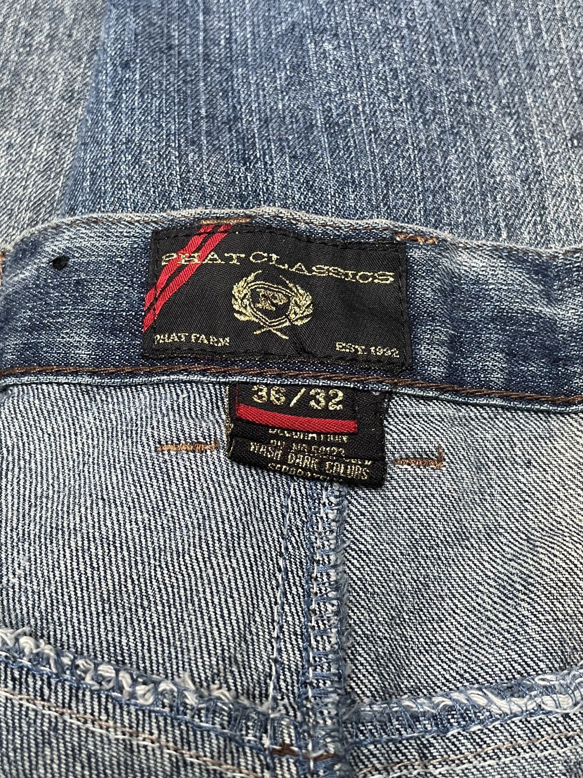 Vintage Vintage Brand Phat Farm Baggy Jeans 2000s Size US 36 / EU 52 - 10 Thumbnail