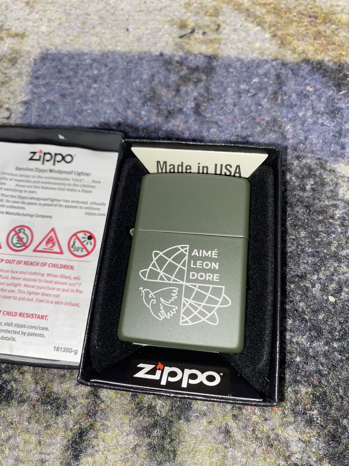 Aime Leon Dore Aime Leon Dore Dove Logo Zippo Lighter Size ONE SIZE - 1 Thumbnail