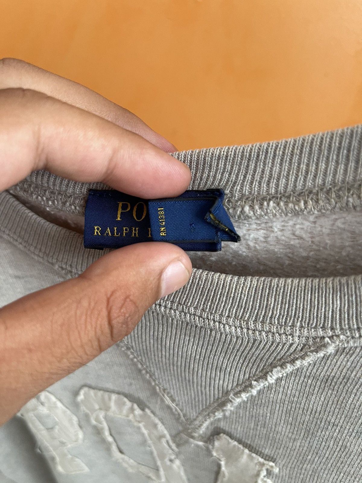 Polo Ralph Lauren Polo Distressed Logo Sweatshirt Size US M / EU 48-50 / 2 - 5 Thumbnail