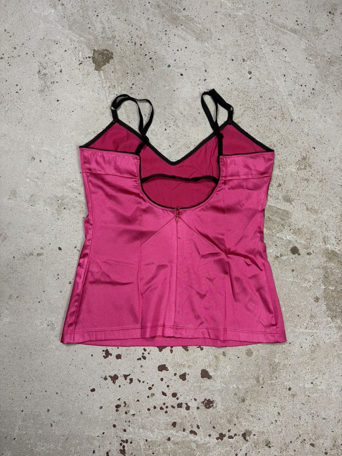 Dolce & Gabbana Vintage Y2K Dolce & Gabbana Fuchsia Cami Top Bustier Corset Size M / US 6-8 / IT 42-44 - 2 Thumbnail