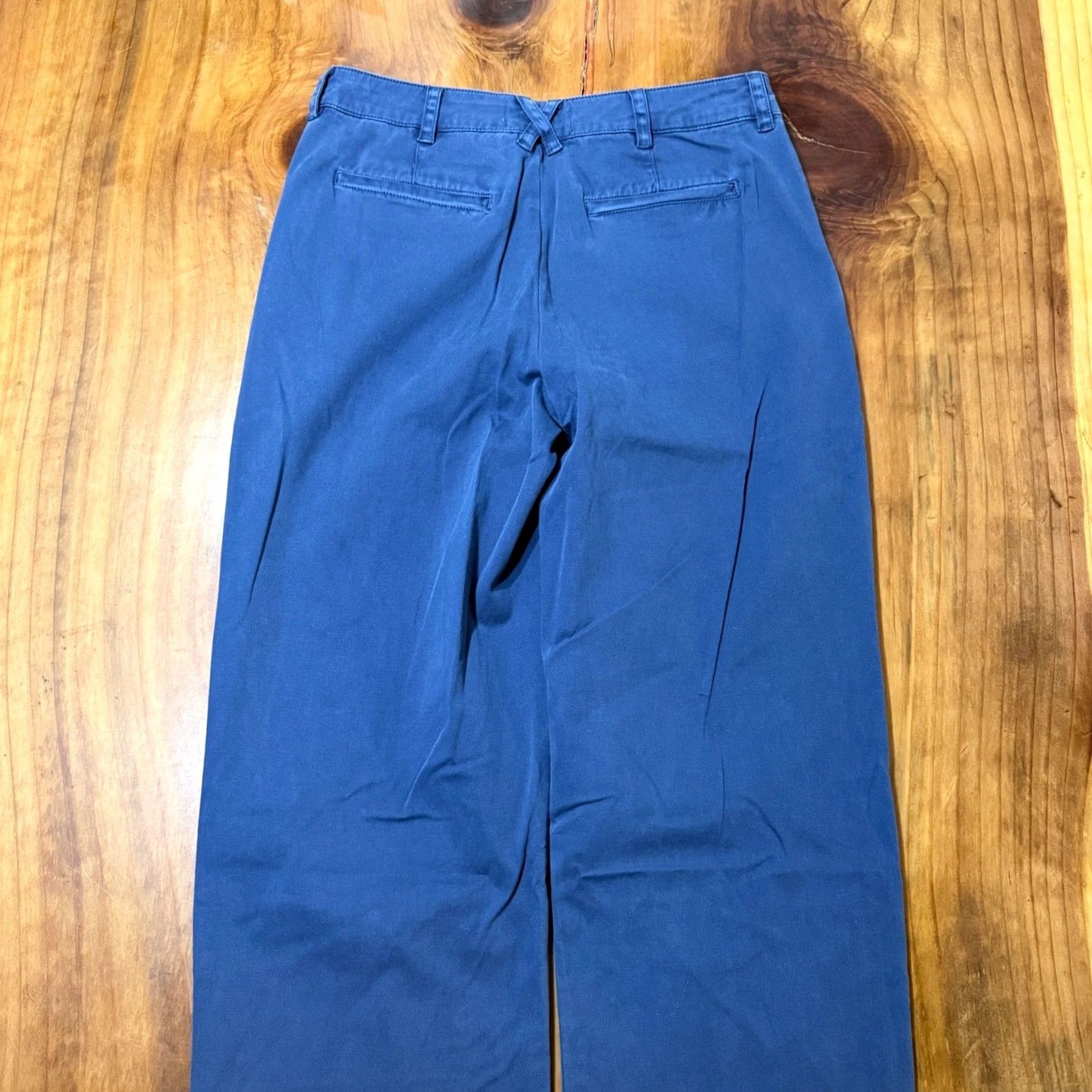 Alex Mill VINTAGE? No. Alex Mill Women's Pants Chino Wide leg High Rise Cotton 6 Blue Slim Straight 29 Inseam Casual Everyday Womens Size 28" / US 6 / IT 42 - 7 Thumbnail